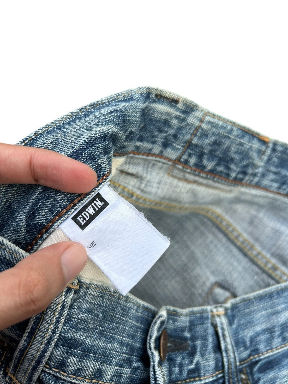 Kapital Vintage Edwin 505Z Selvedge Distressed Denim Jeans Size US 33 - 6 Thumbnail
