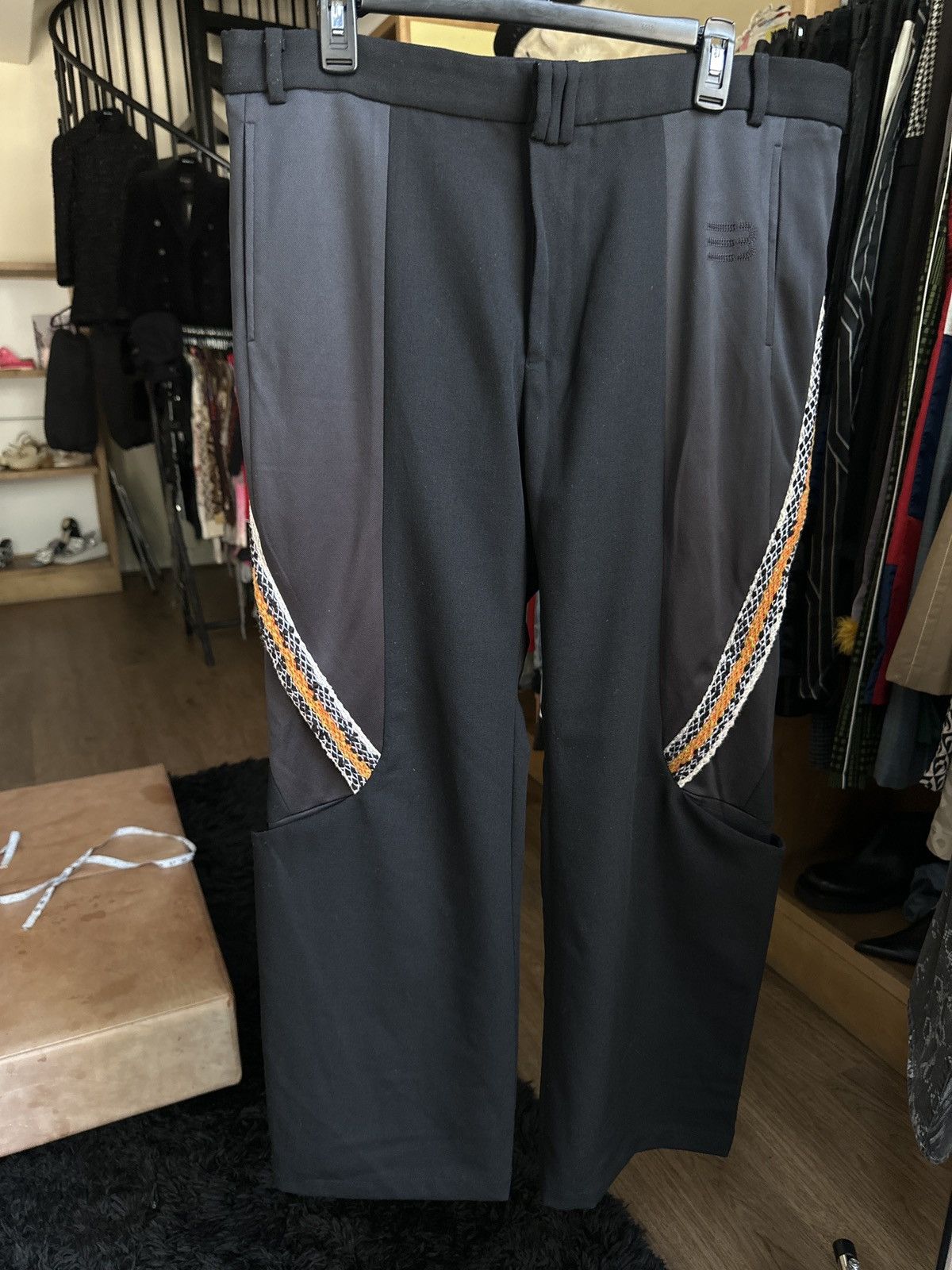 NAMESAKE $610 euphoric Hybrid split wool trouser Size US 36 / EU 52 - 2 Thumbnail
