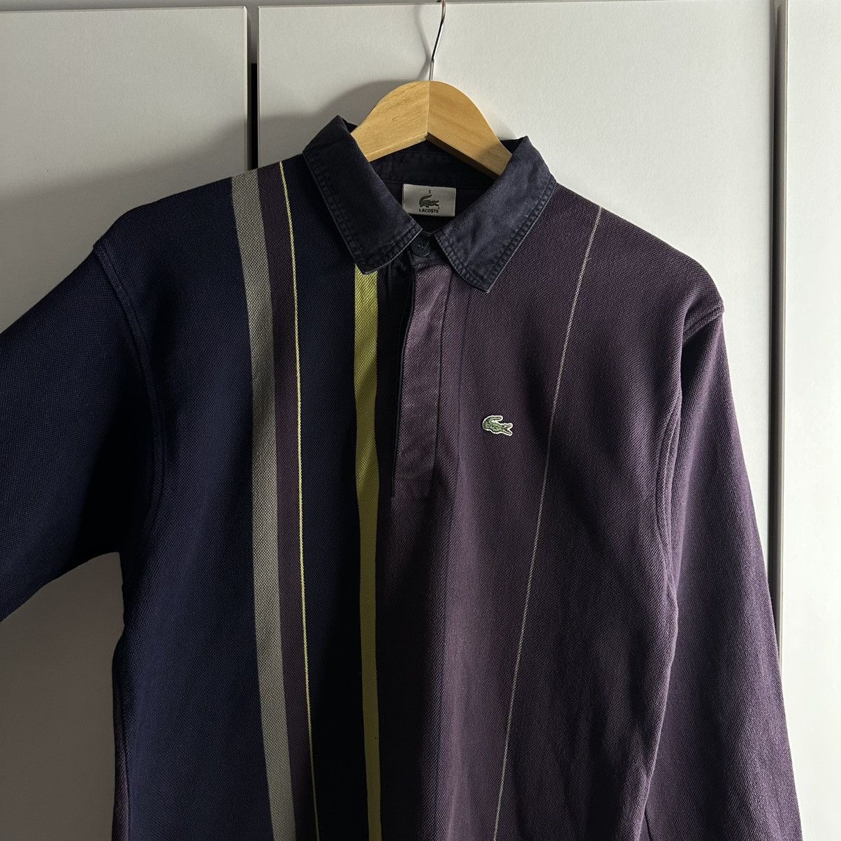 Lacoste Lacoste Vintage France Rugby StreetWear Rare Polo Size US S / EU 44-46 / 1 - 3 Thumbnail