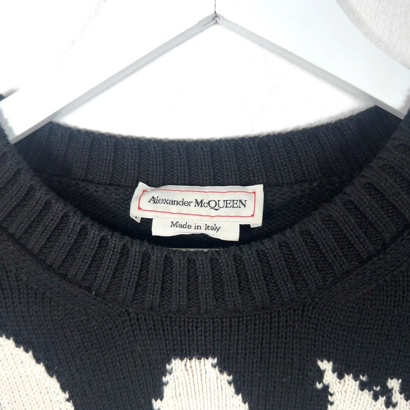 Alexander McQueen Alexander McQueen Graffiti Logo Knit Sweater Size US M / EU 48-50 / 2 - 5 Thumbnail