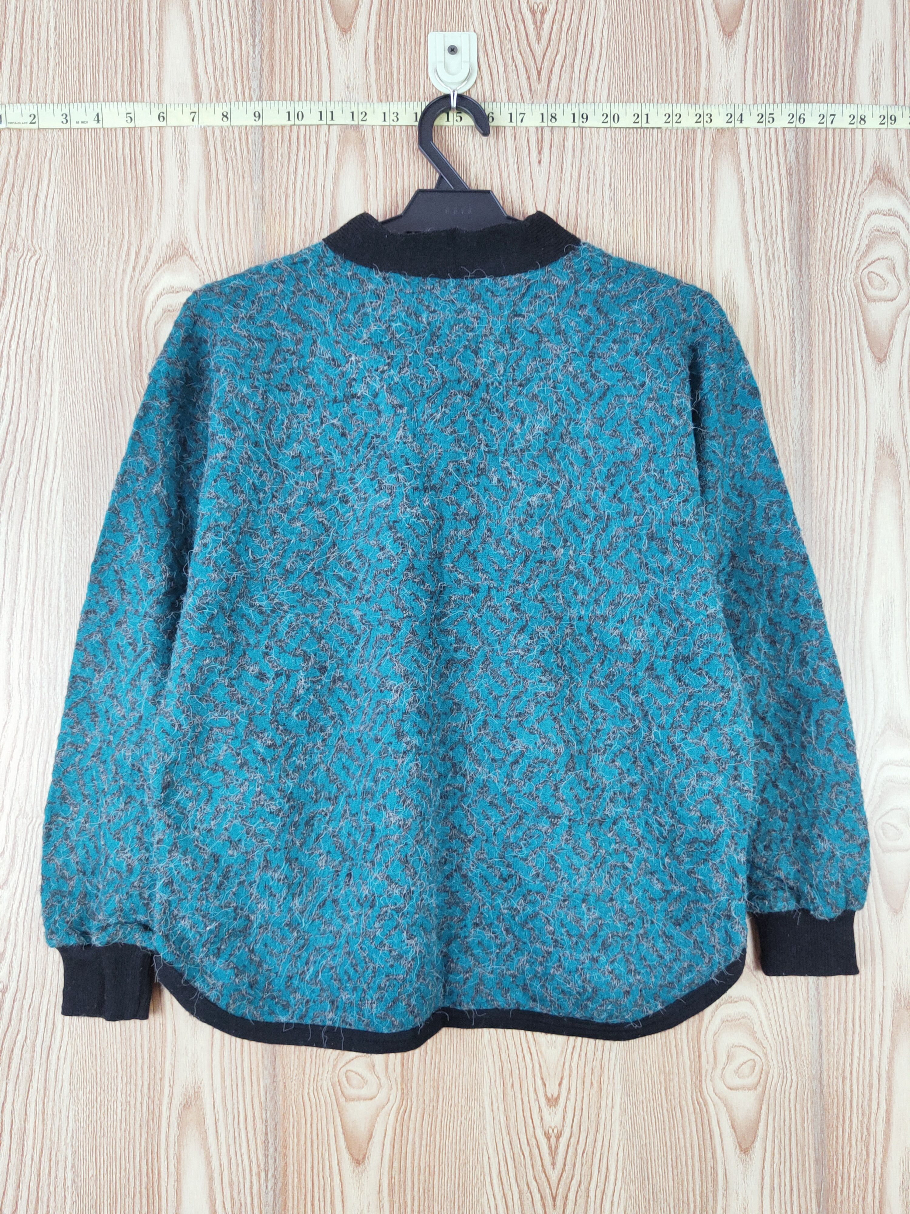 Homespun Knitwear × Japanese Brand × Vintage Japanese Brand Green Knitwear Sweatshirts #W886 Size L / US 10 / IT 46 - 1 Thumbnail