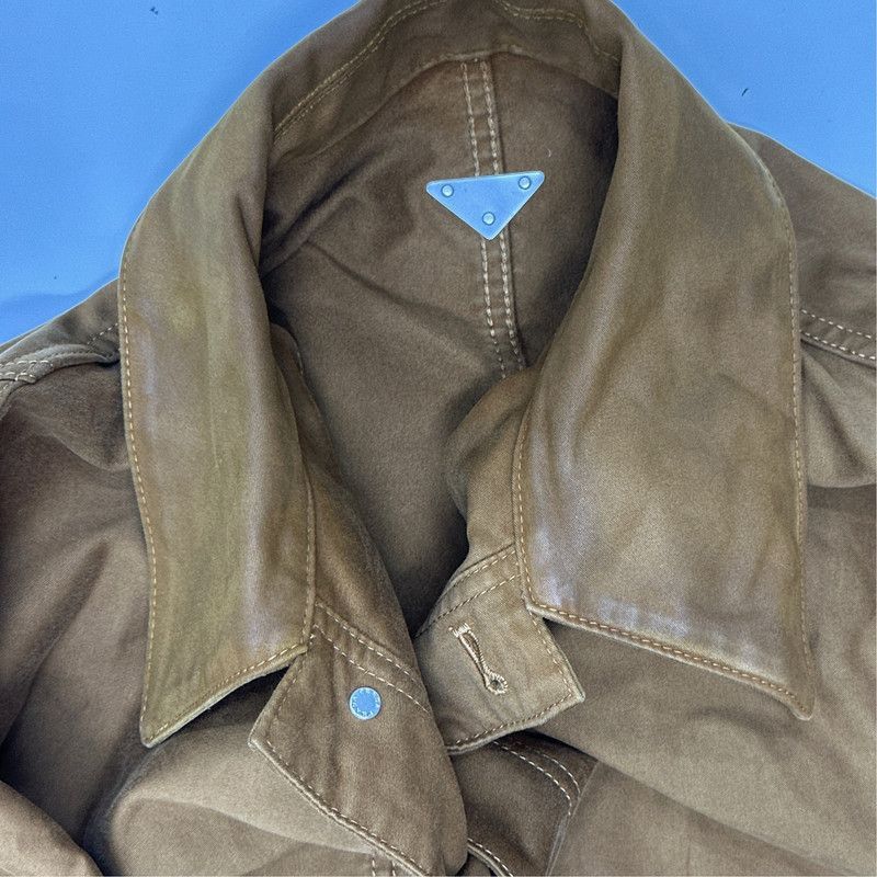 Prada SS25 Brown ButtonUp Jacket-2506