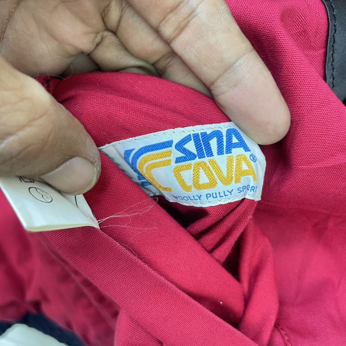 45rpm 💥Vintage Sina Cava Lupo Di Mare Reversible Bomber Wool Size US M / EU 48-50 / 2 - 11 Thumbnail