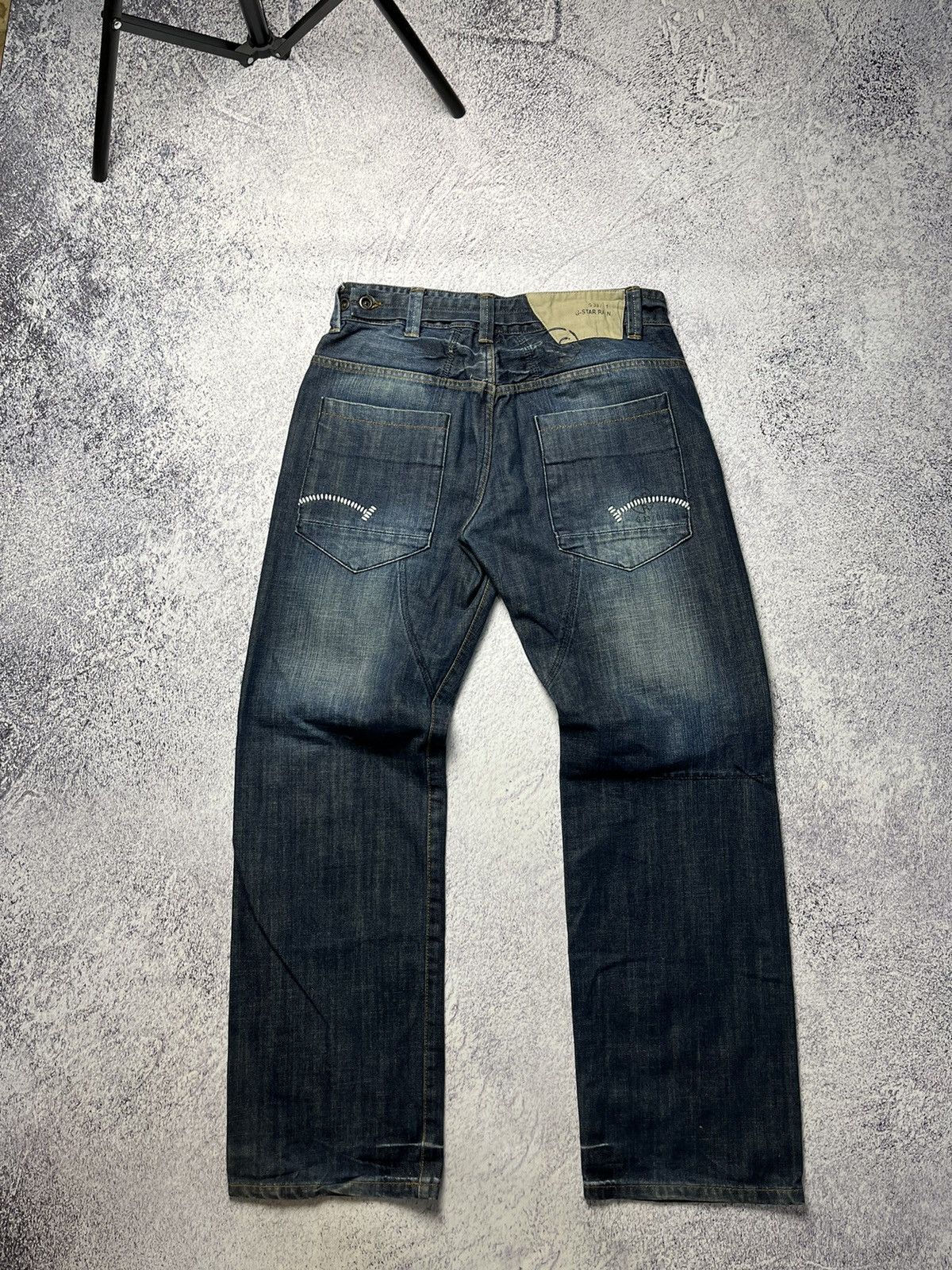 G-Star Vintage G Star Raw Denim Knee Avant Garde Pants / Jeans Rare Size US 34 / EU 50 - 1 Thumbnail