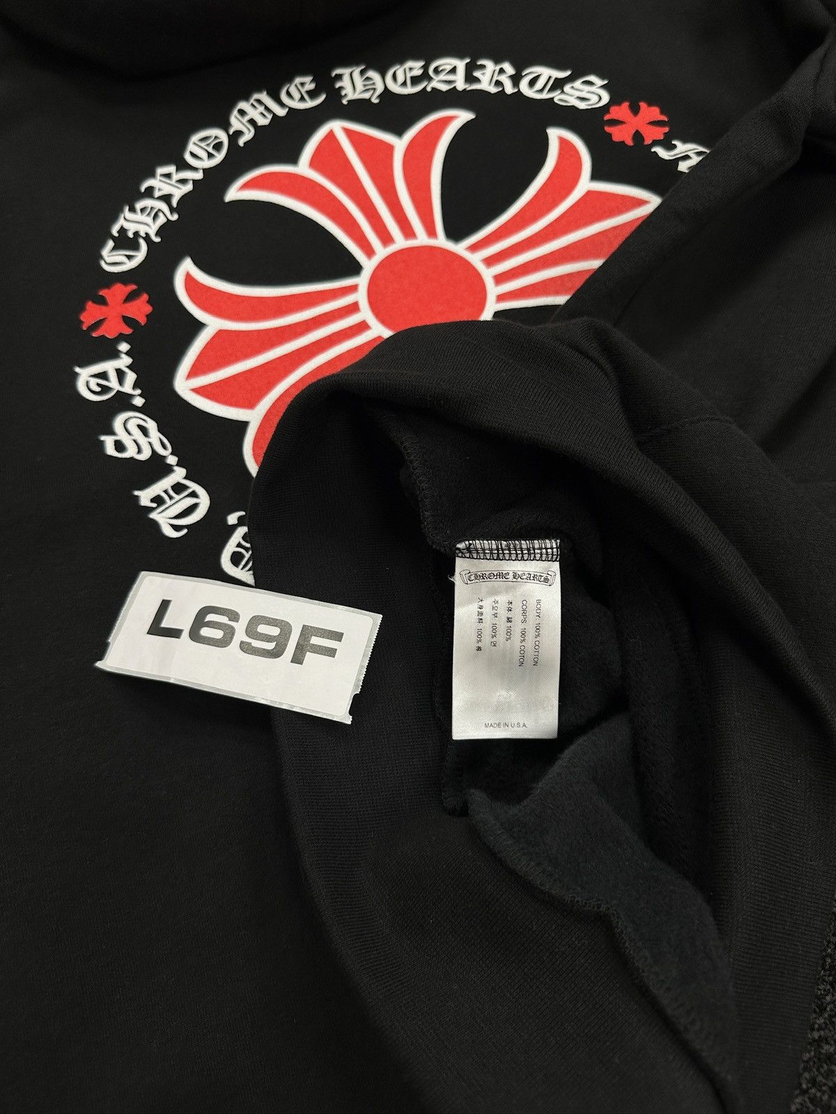 Chrome Hearts Chrome Hearts Plus Logo Hoodie Black Red Size US S / EU 44-46 / 1 - 6 Thumbnail