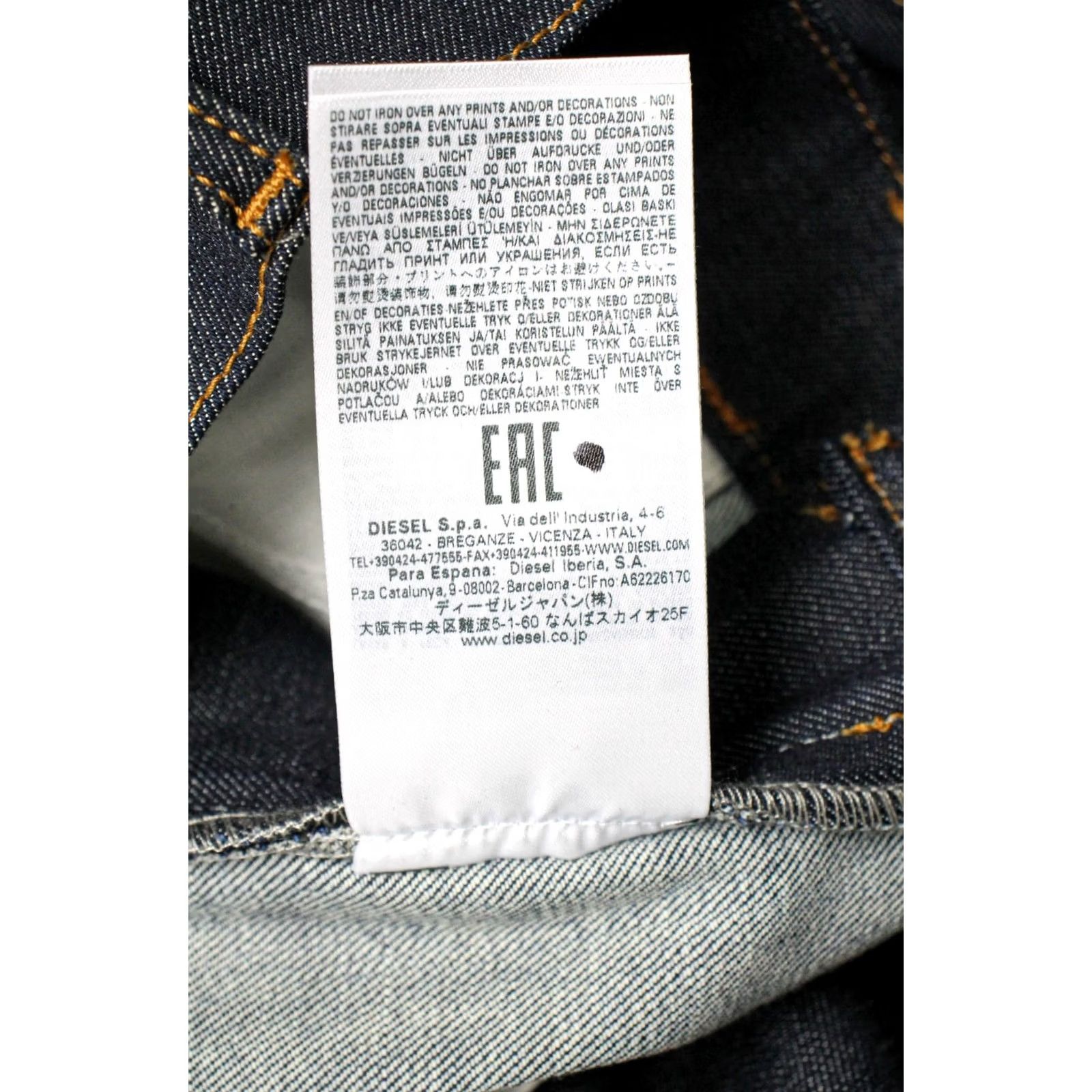 Diesel Diesel Jeans D-Roisin A Women's W27 Dark Blue Denim Stretch Zip Fly Pocket Slim Skinny Jeans Womens Side Pocket Diametrically Size 27" / US 4 / IT 40 - 6 Thumbnail