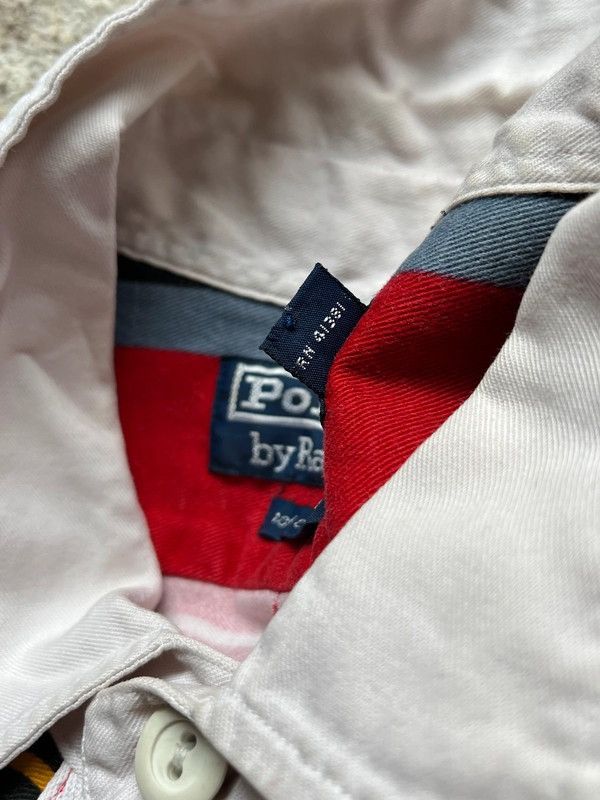 Polo Ralph Lauren Polo Ralph Lauren Sz XL Small Pony Stripped Size US XL / EU 56 / 4 - 7 Thumbnail