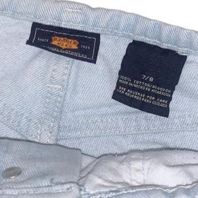 Route 66 Vintage Women High Rise Jean Shorts Light Wash 7/8 28" Waist Size 30" / US 8 / IT 44 - 2 Thumbnail