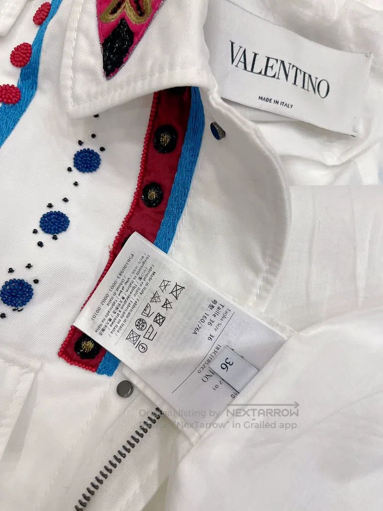 Valentino Valentino Nail a beaded trench coat Size S / US 4 / IT 40 - 8 Thumbnail
