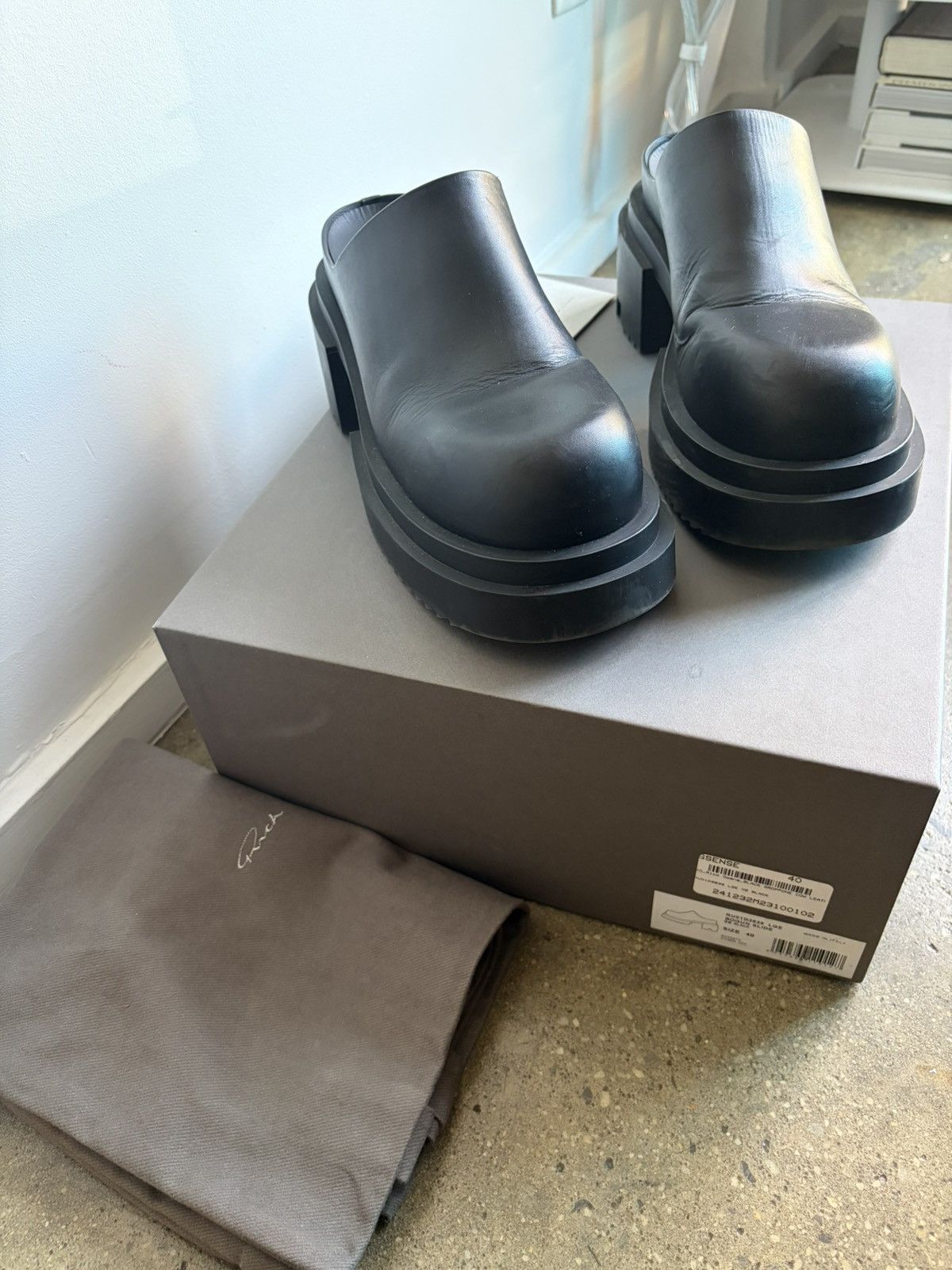 Rick Owens Rick Owens Bogun Clog Size US 10 / IT 40 - 1 Thumbnail