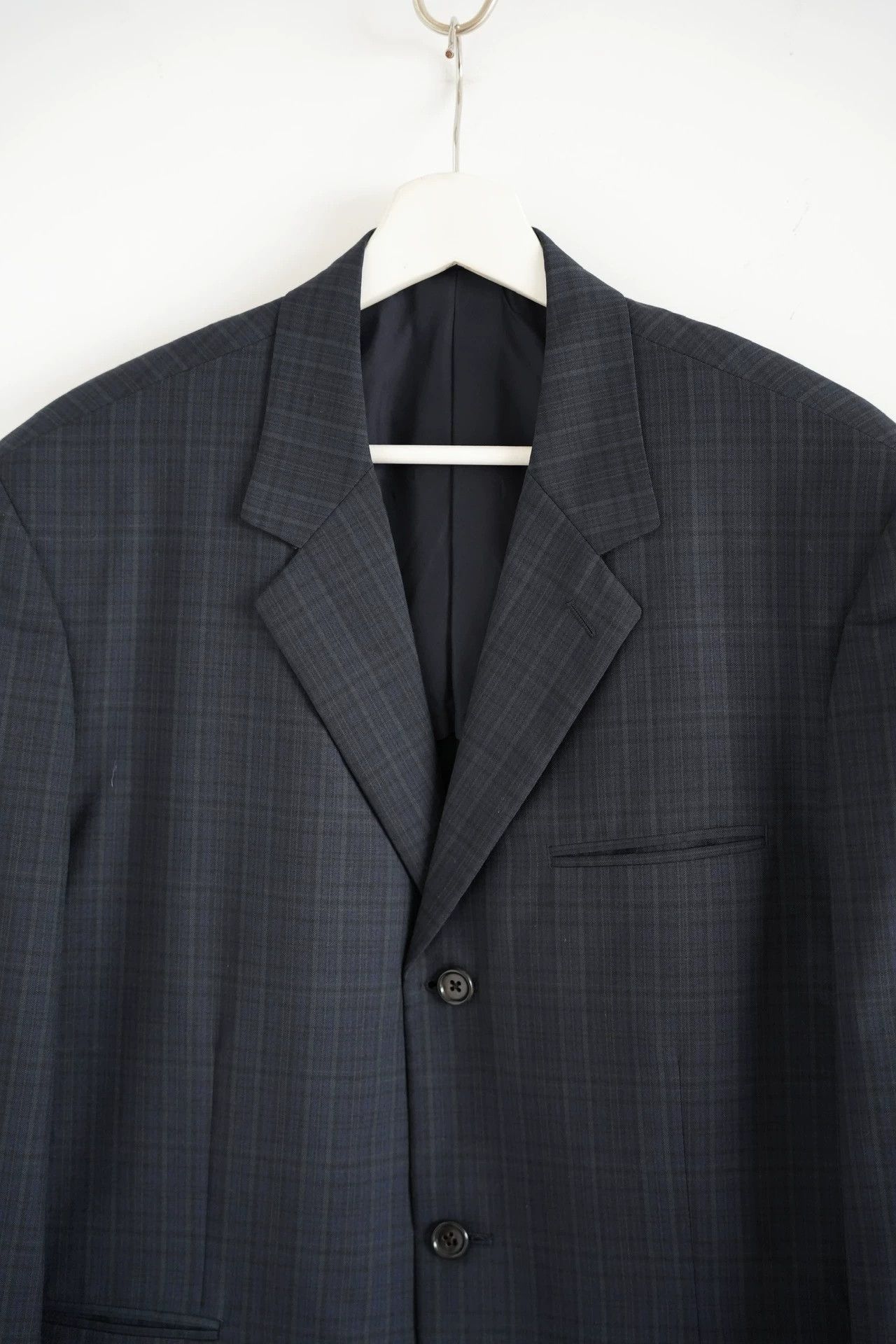 Yohji Yamamoto Yohji Yamamoto 90s Y's Blue Green Plaid Blazer M Size US M / EU 48-50 / 2 - 3 Thumbnail