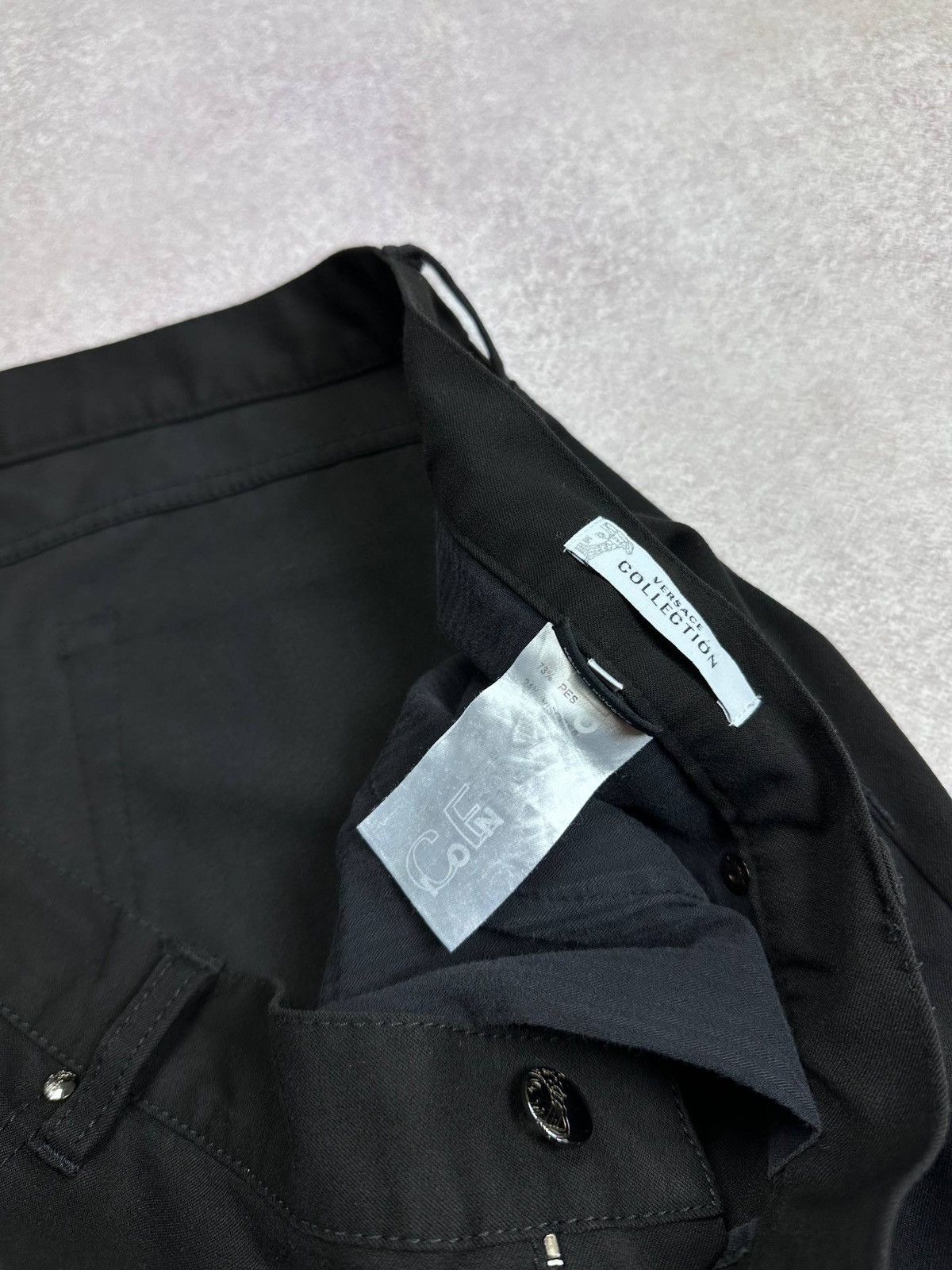 Versace Vintage Versace Medusa Flared Pants 32 Size US 32 / EU 48 - 10 Thumbnail