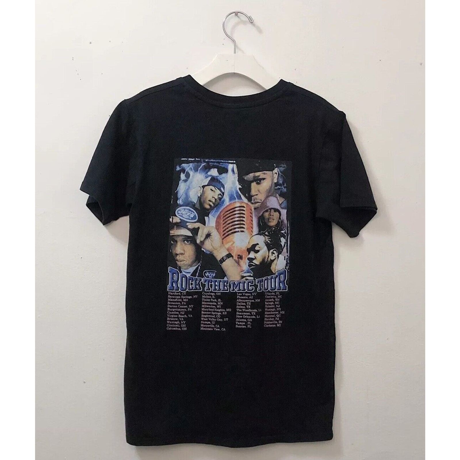 Gildan 2003 Roc The Mic Tour T Shirt VTG Merch Jay Z 50 Cent Rare M Size US M / EU 48-50 / 2 - 3 Thumbnail
