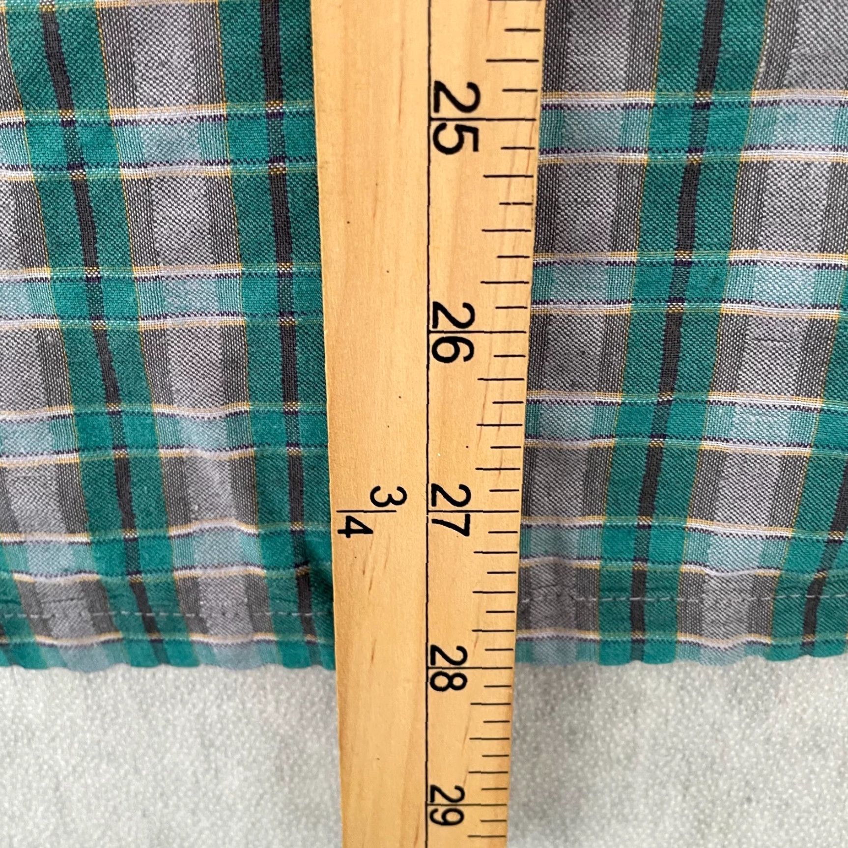 Patagonia Patagonia Men's Large Green Gray Shirt Button-Up Short Sleeve Plaid Logo Casual Travel Size US L / EU 52-54 / 3 - 7 Thumbnail
