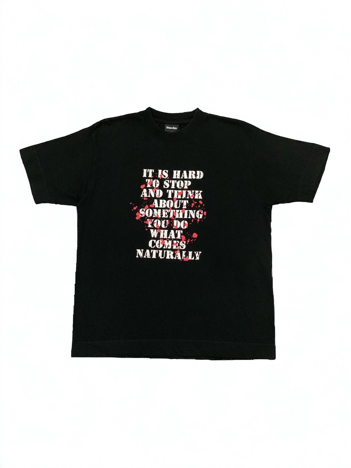 Vintage Vintage Vision Club Quote Poem Tshirt Size US L / EU 52-54 / 3 - 1 Thumbnail