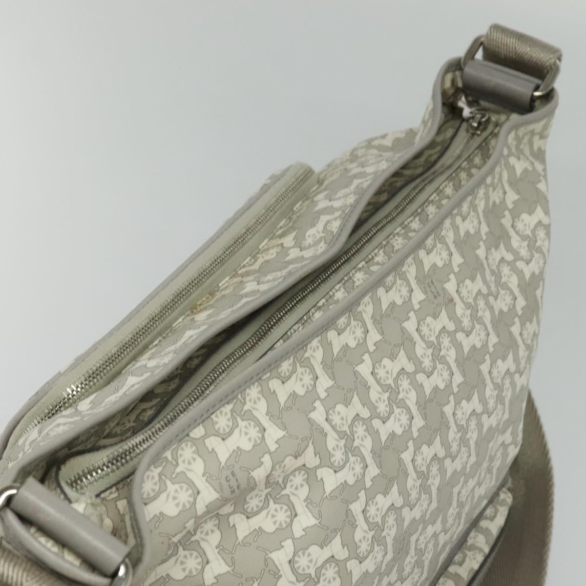Celine CELINE Sulky Shoulder Bag Pvc Gray Silver Size ONE SIZE - 6 Thumbnail