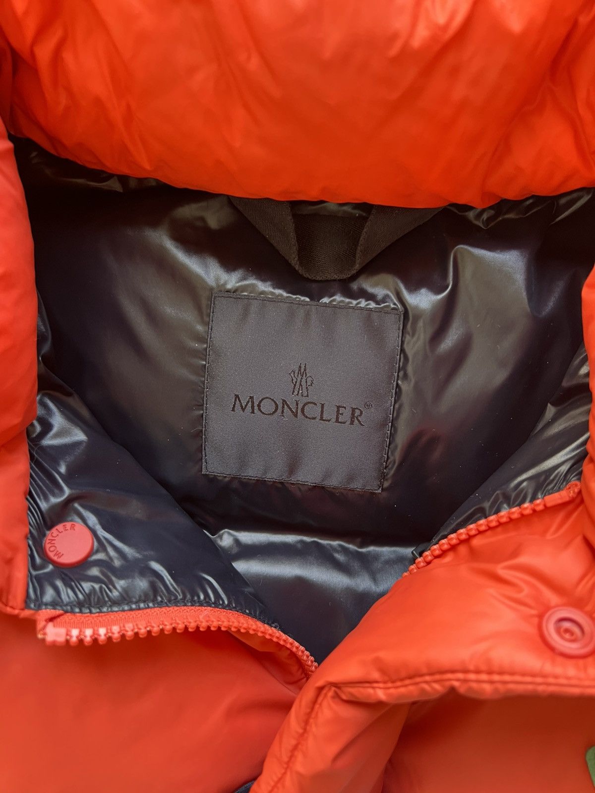 Moncler L Moncler Cyclone Short Down Jacket goose orange vest 2 jn 1 Size US L / EU 52-54 / 3 - 8 Thumbnail