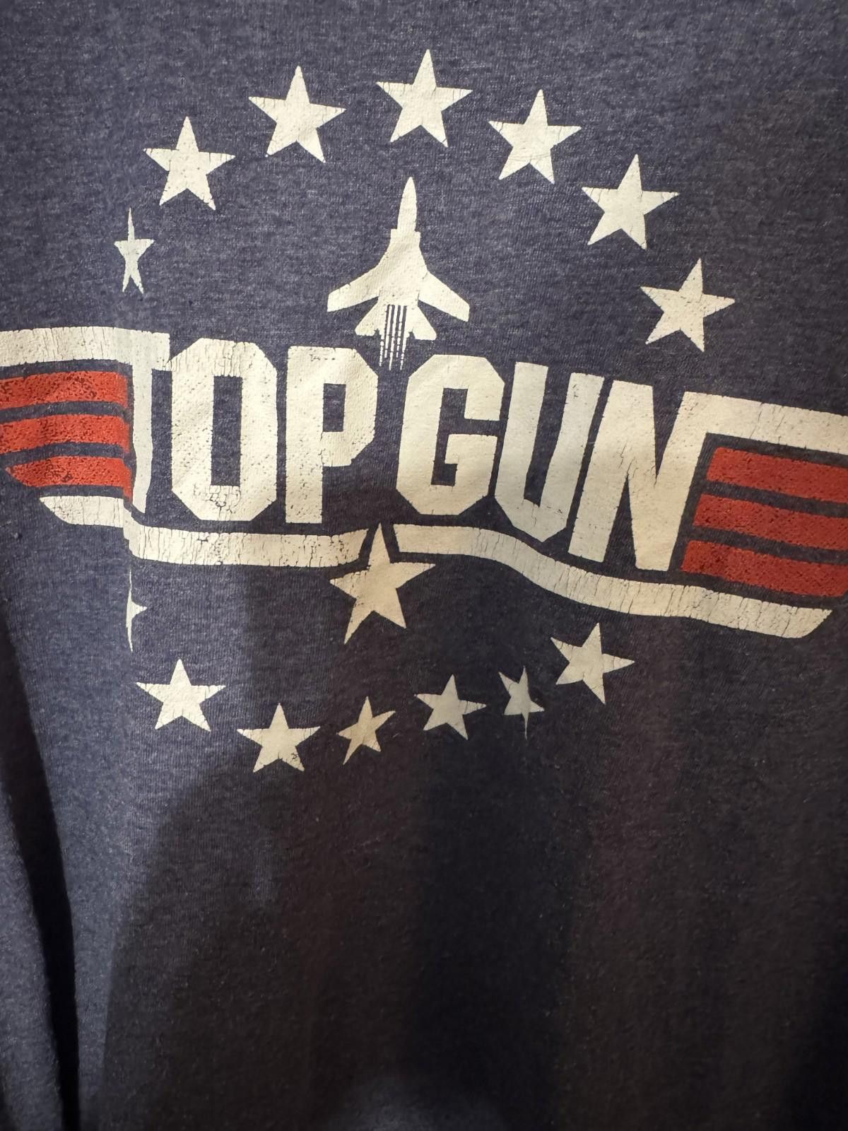 Topman Top Gun Movie Logo T Shirt Men's Size L Blue Size US L / EU 52-54 / 3 - 4 Thumbnail
