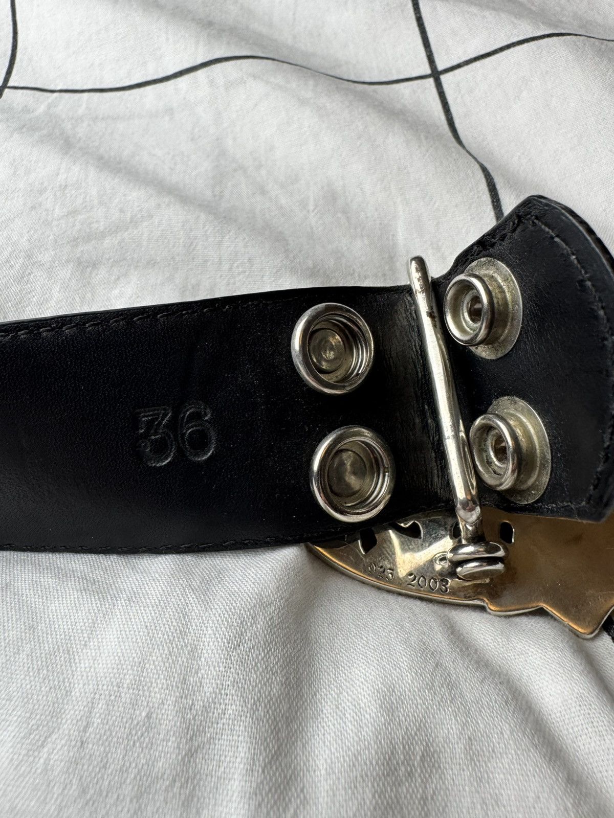 Chrome Hearts Chrome Hearts Cemetery Cross Buckle Belt 1.5” Size ONE SIZE - 15 Thumbnail