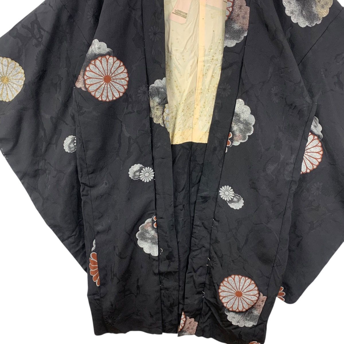 Vintage Vintage 70s KIMONO JAPAN HAORI Kiku Showa Traditional Geish Size XXL / US 16-18 / IT 52-54 - 5 Thumbnail
