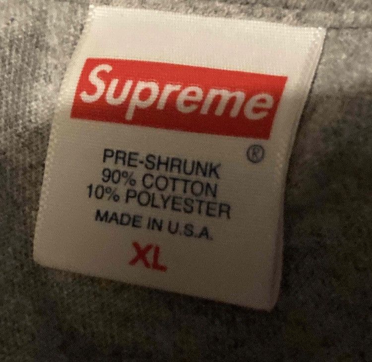 Supreme Supreme “Not Sorry” Tee heather grey Size US XL / EU 56 / 4 - 3 Thumbnail