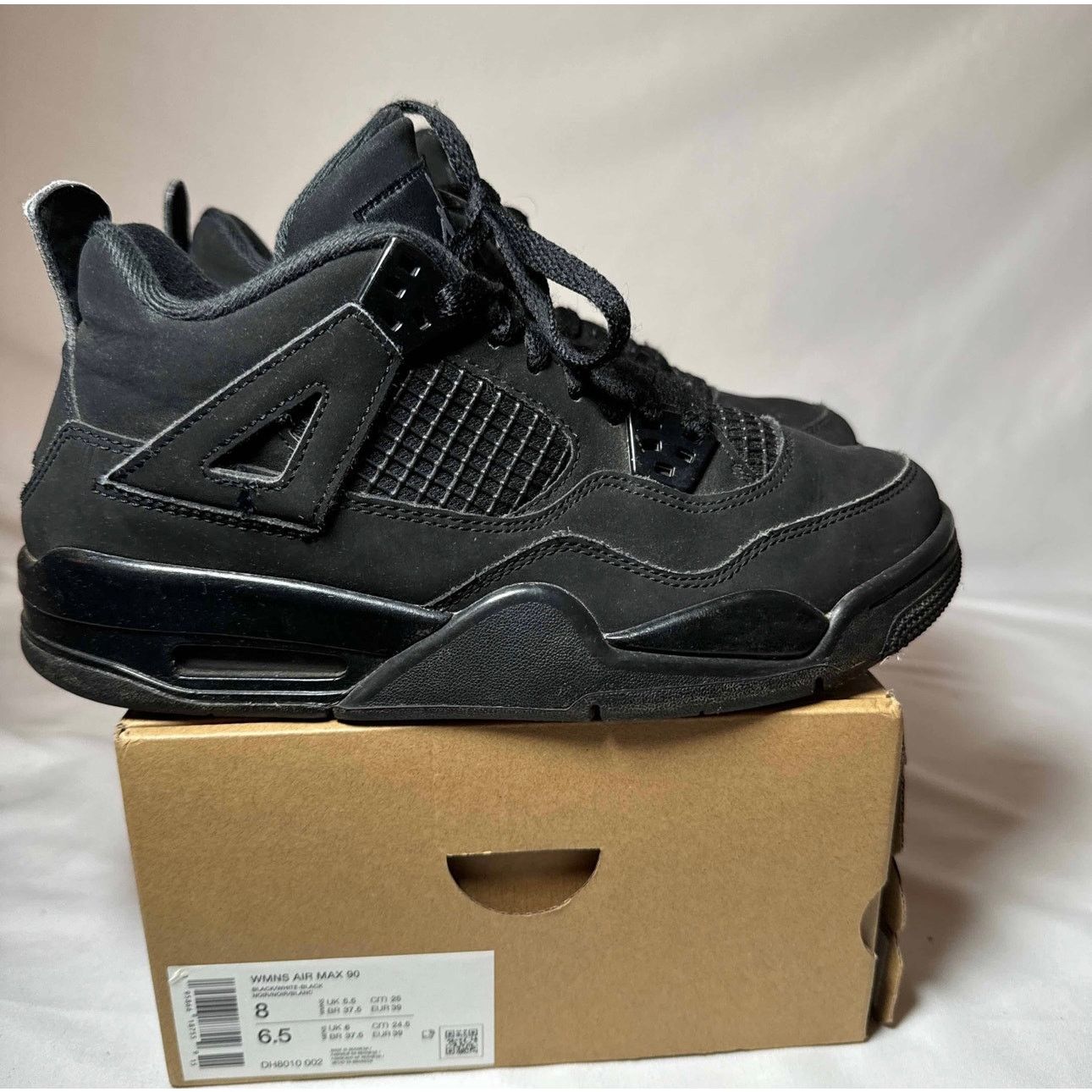 Size 6.5 - Air Jordan 4 Retro GS Black Cat 2020 Men's Shoes