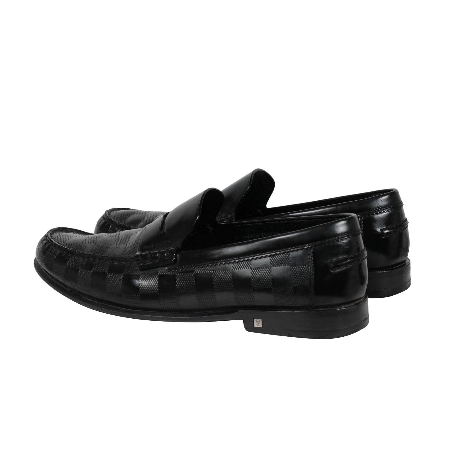 Louis Vuitton Damier Infini Major Penny Loafers - 02193 Size US 9.5 / EU 42-43 - 5 Thumbnail