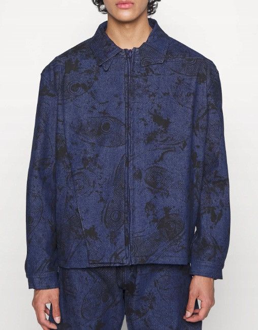 Other !DS! AW22 Jan Cerny Dark Indigo Workwear Denim Jacket Size US M / EU 48-50 / 2 - 3 Thumbnail