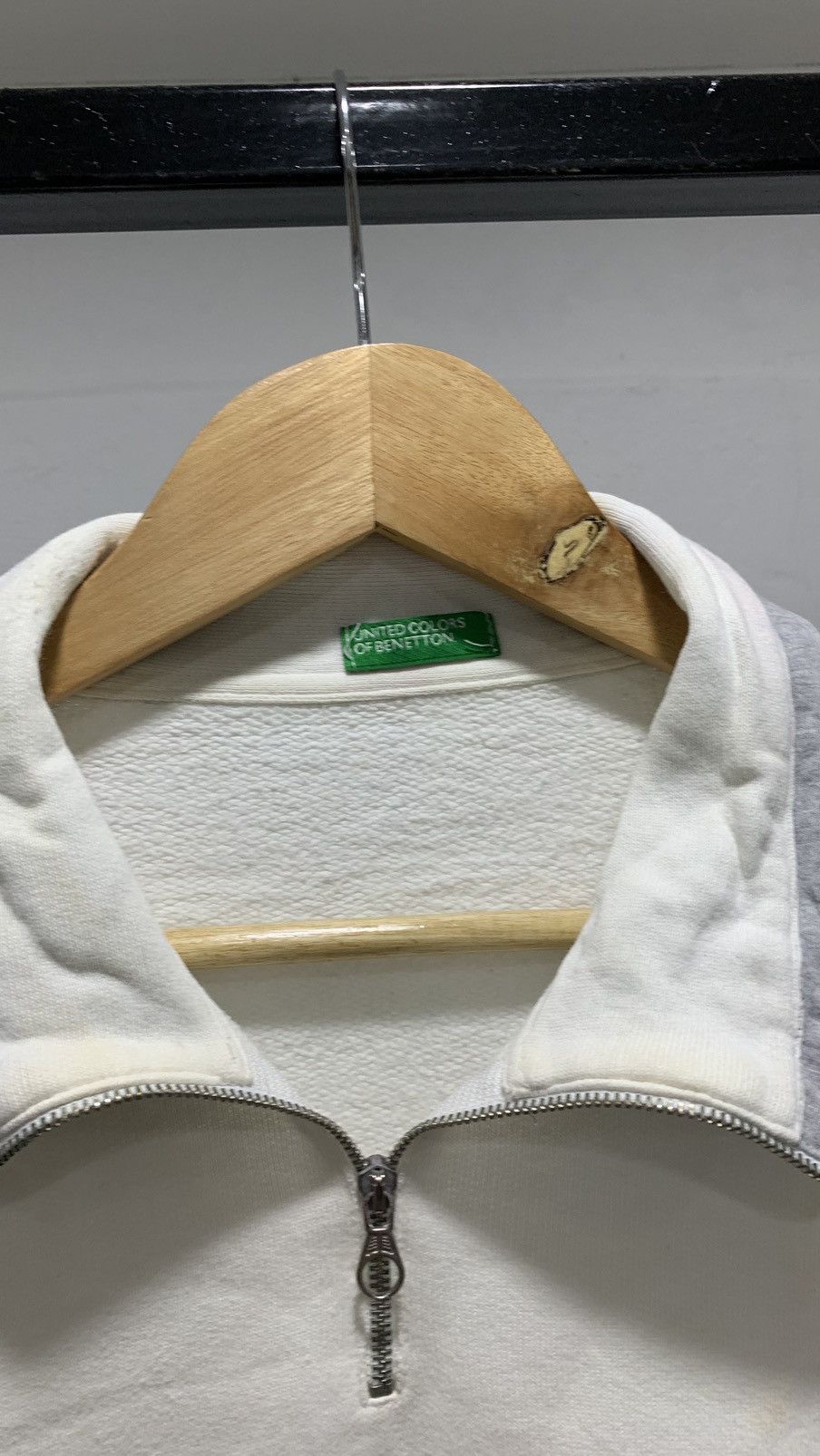 Vintage Vintage Benetton Sport Halfzip Sweater Size US M / EU 48-50 / 2 - 7 Thumbnail