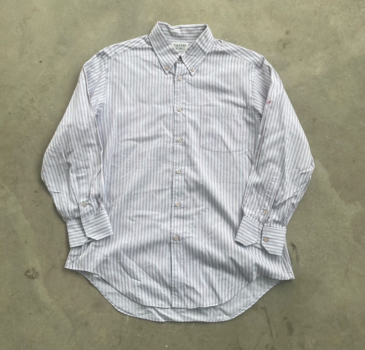 VINTAGE LANVIN COLLECTION STRIPES SHIRT
