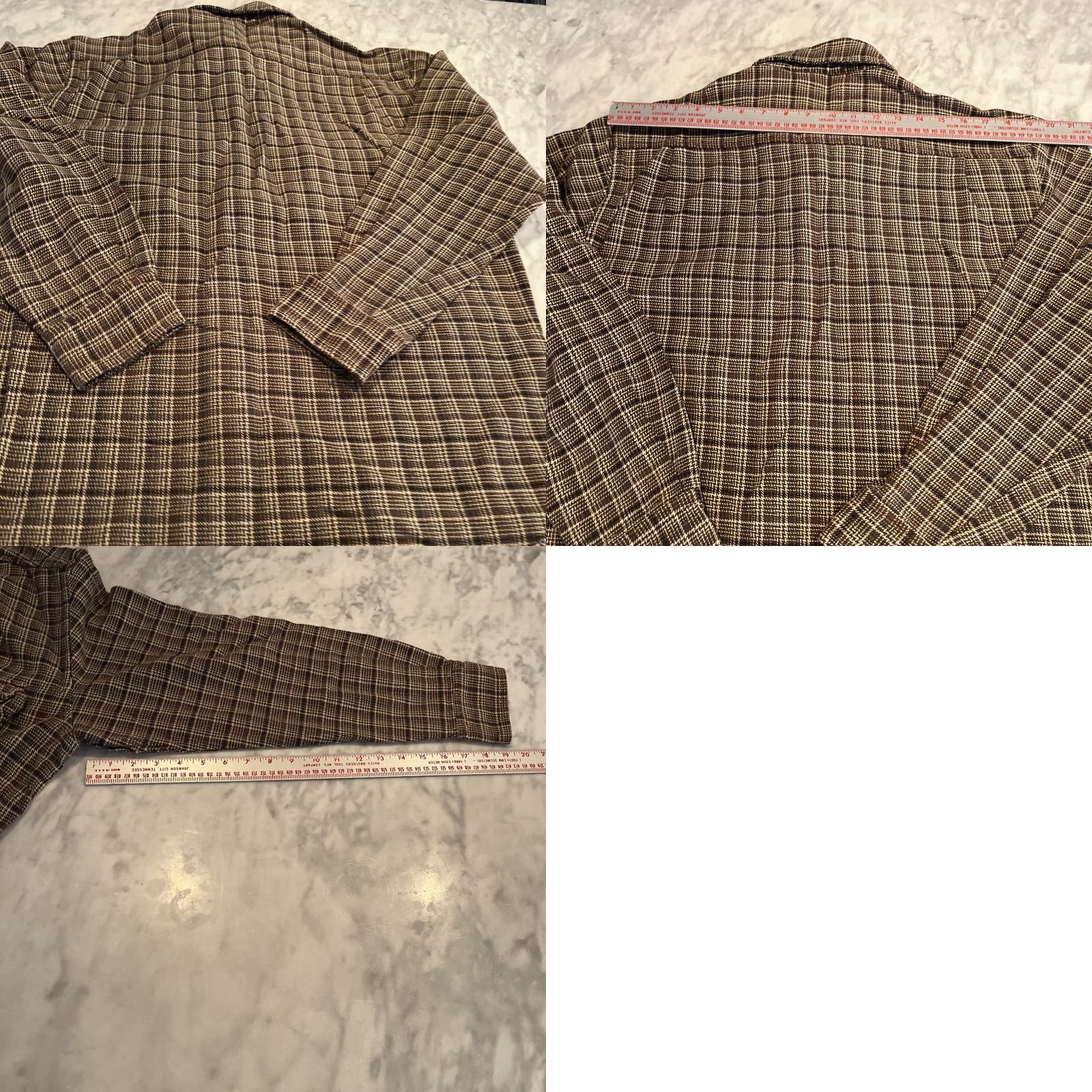 Bugle Boy VINTAGE Bugle Boy Flannel Shirt Men’s XL Brown Plaid Long Sleeve Pockets Size US XL / EU 56 / 4 - 8 Thumbnail
