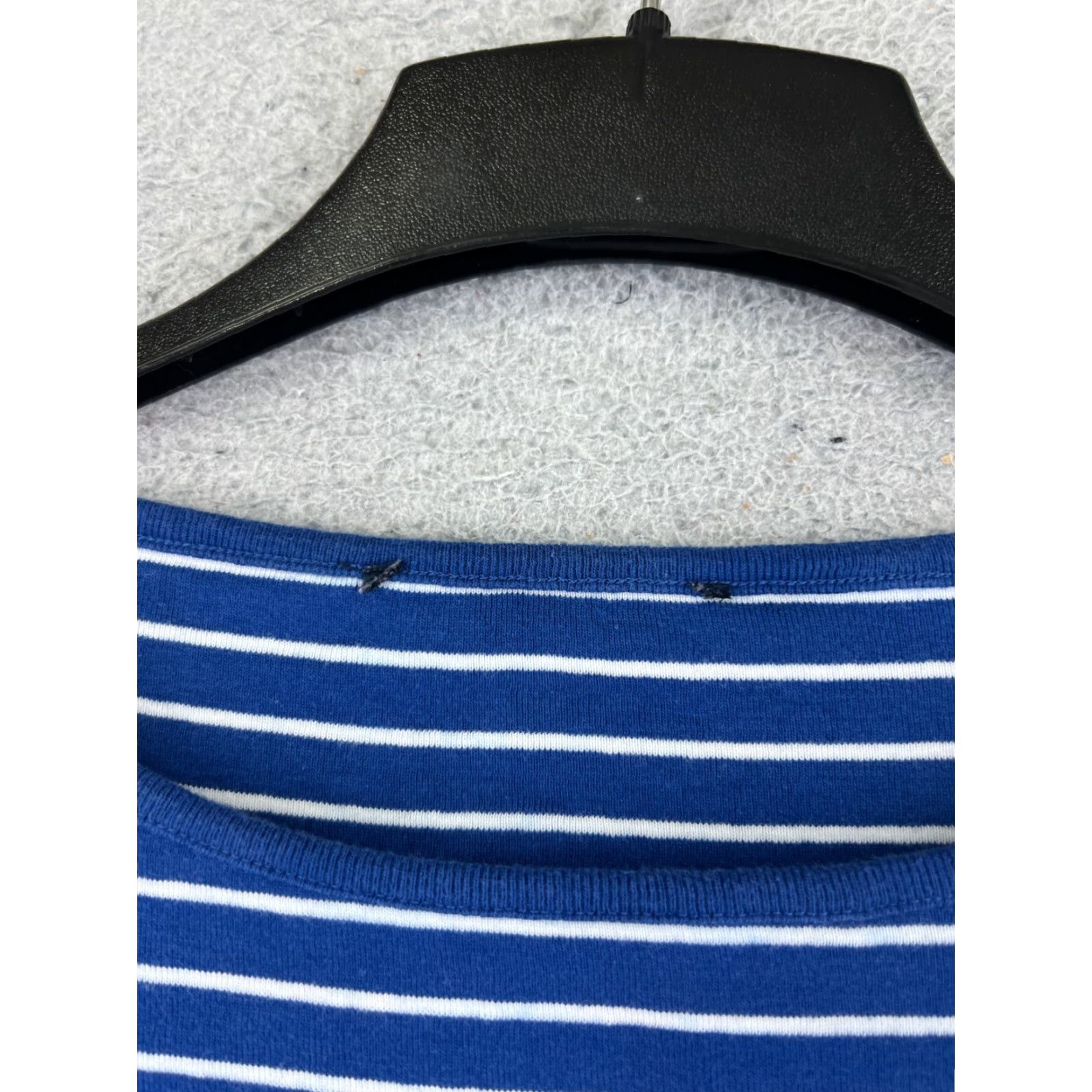Tommy Hilfiger VINTAGE Tommy Hilfiger Shirt Women Medium Striped Cotton Short Sleeve Logo Casual Fashion Size M / US 6-8 / IT 42-44 - 6 Thumbnail