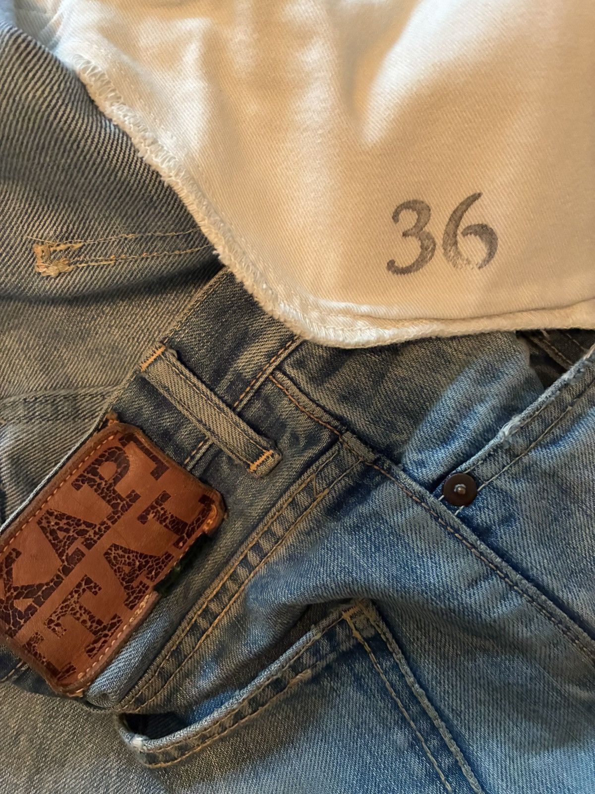 Kapital Kapital “fuzzy selvedge” denim Size US 36 / EU 52 - 11 Thumbnail