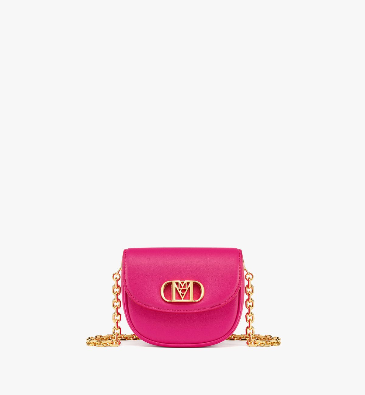 MCM o1y1125 Size : OS / Leather Shoulder Wallet in Magenta Size ONE SIZE - 1 Preview