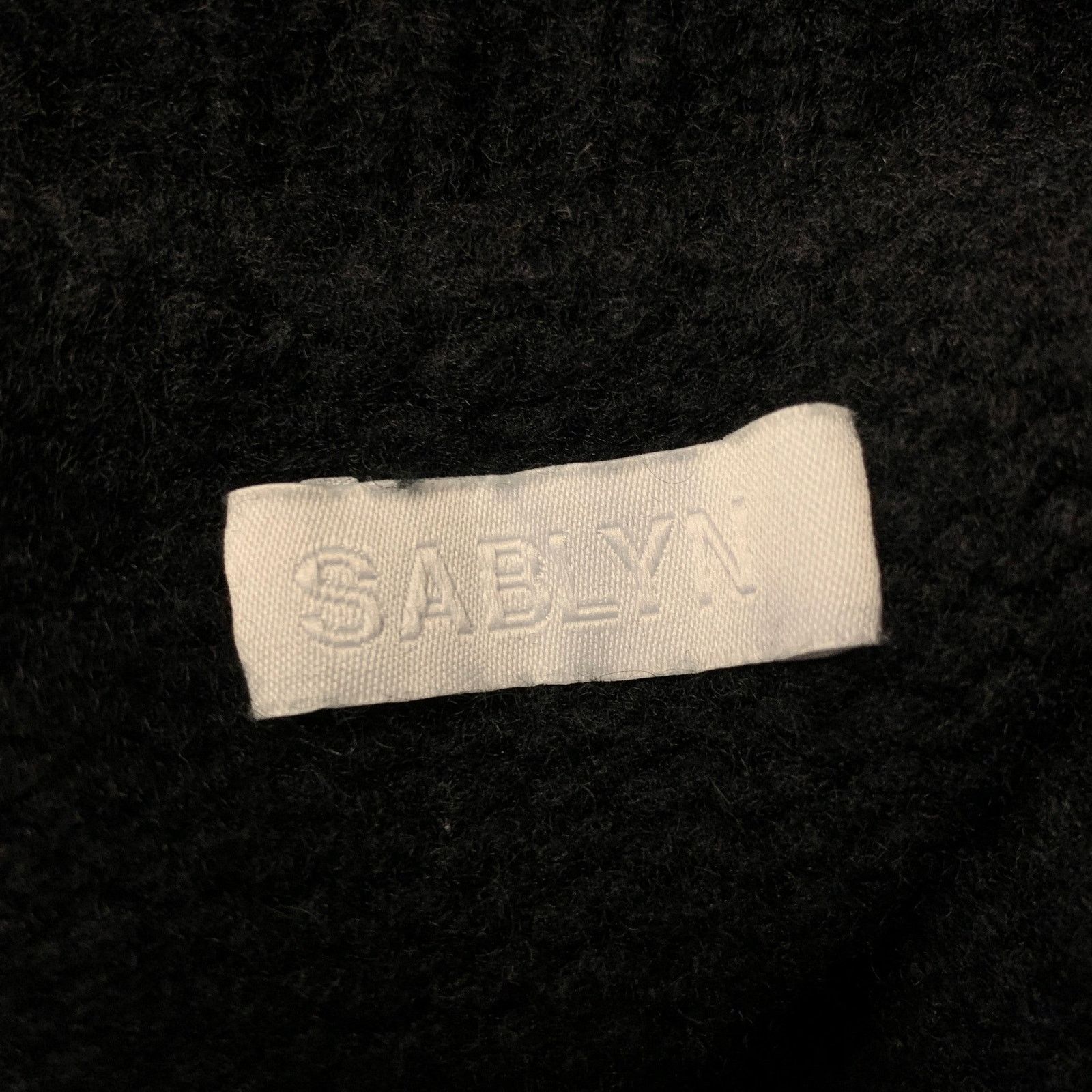 Other SABLYN Size L Black Cashmere Polyester Turtleneck Sweater Size L / US 10 / IT 46 - 5 Thumbnail