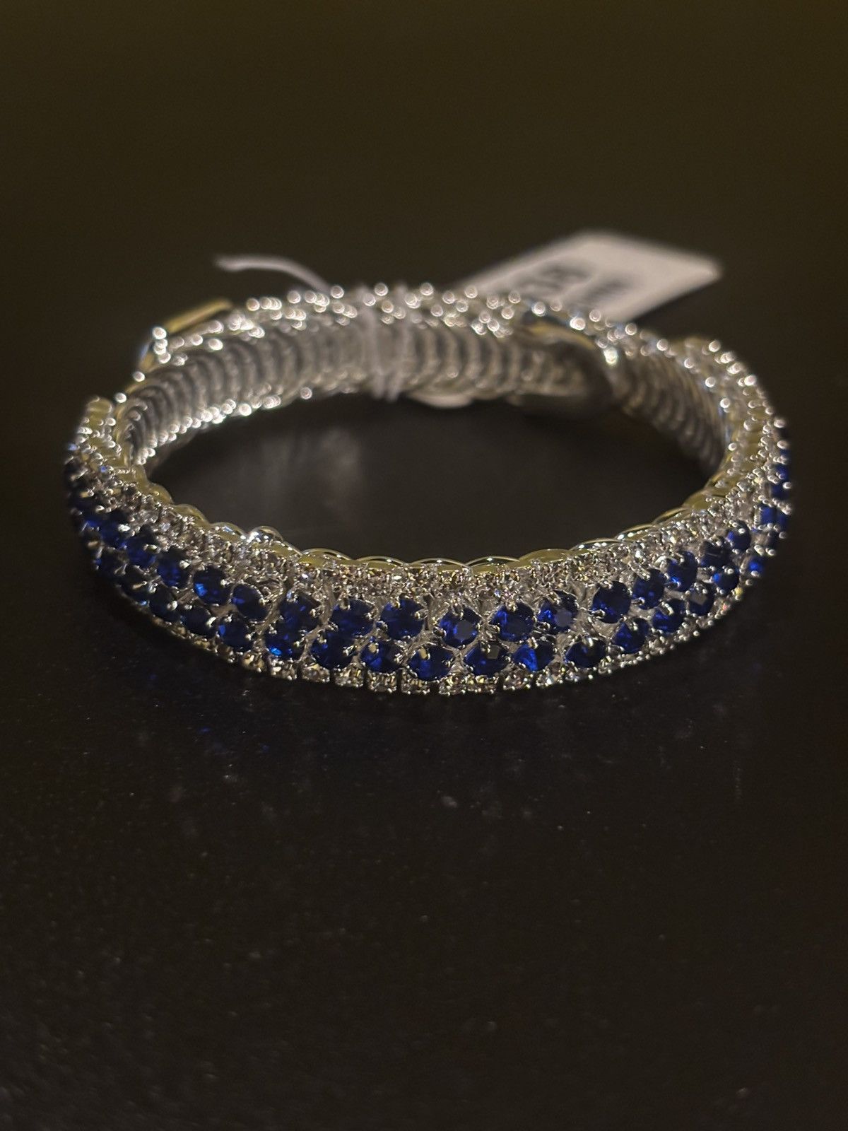 Other Blue silver bangle bracelet8538 Size ONE SIZE - 5 Thumbnail