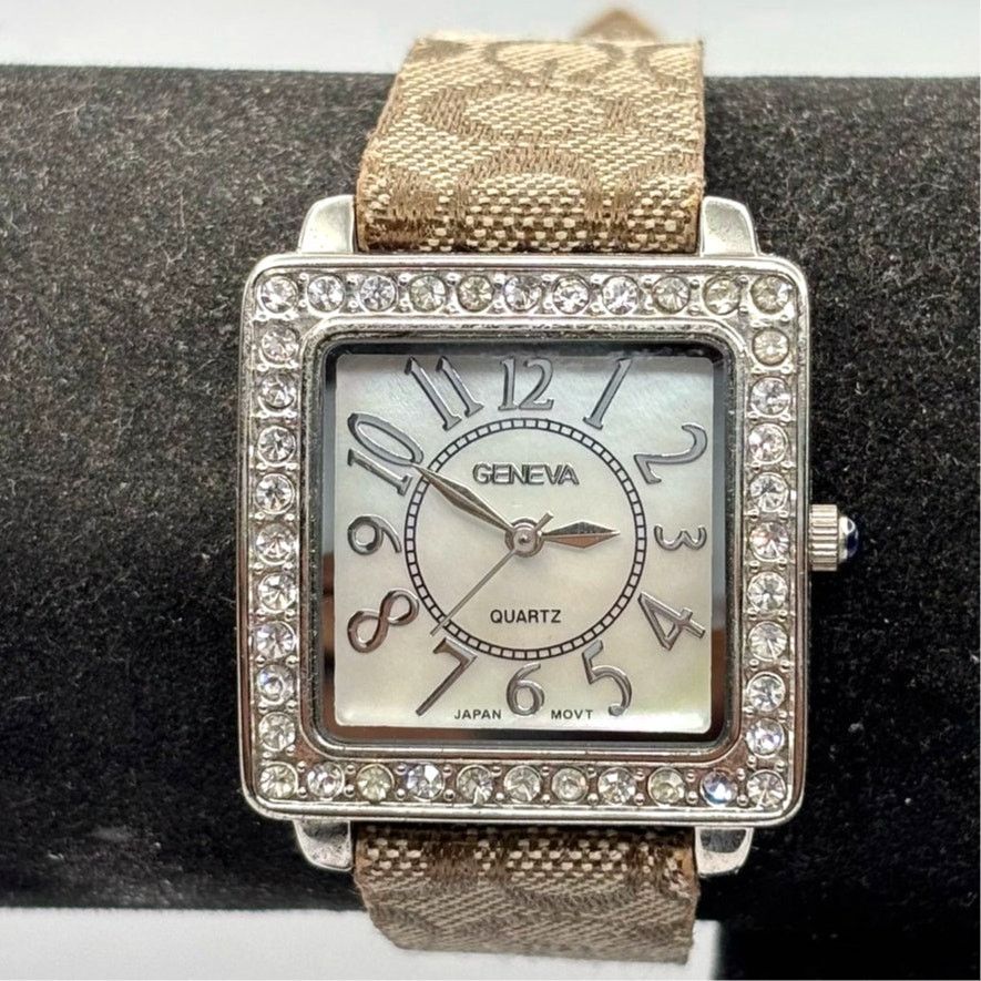 Other Y2K Silver Crystal Watch Size ONE SIZE - 1 Thumbnail
