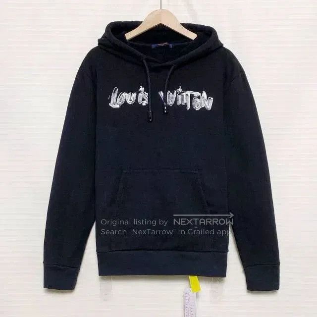 Louis Vuitton Louis Vuitton SS22 Logo Print Men's Hoodie. Size US XL / EU 56 / 4 - 1 Thumbnail