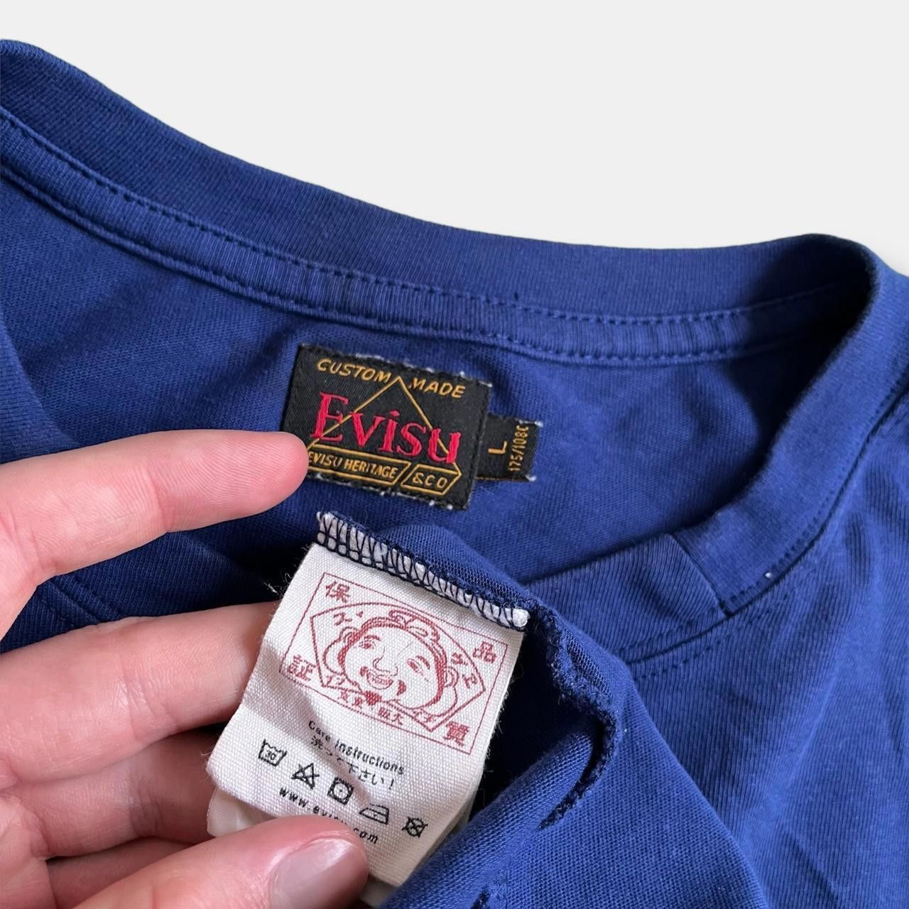 Evisu Evisu Men's Blue and Multi Tshirt Size US L / EU 52-54 / 3 - 4 Thumbnail