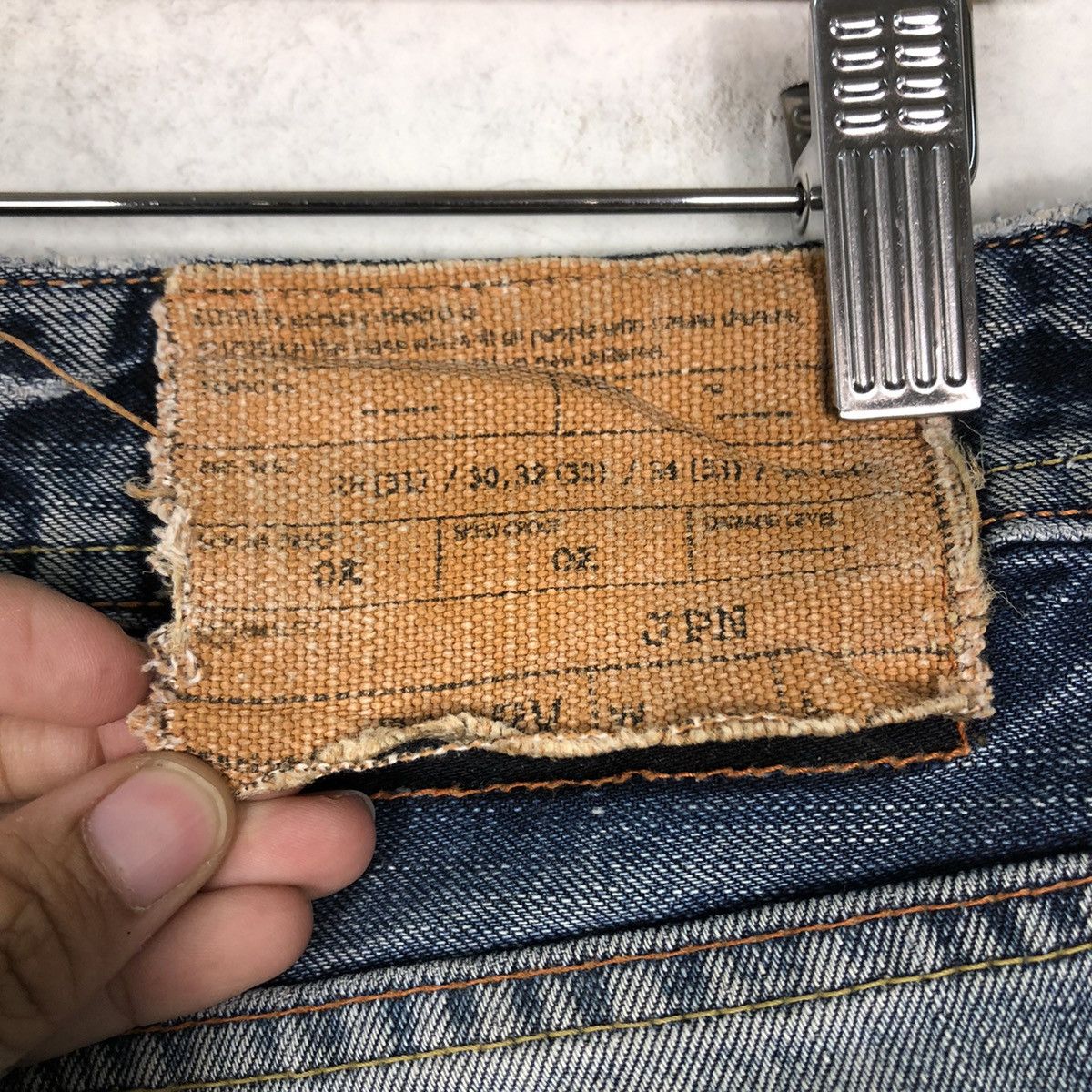 Hysteric Glamour 🔥Vintage Denim Jeans Red Line Edwin Japan Made Size US 32 / EU 48 - 15 Thumbnail