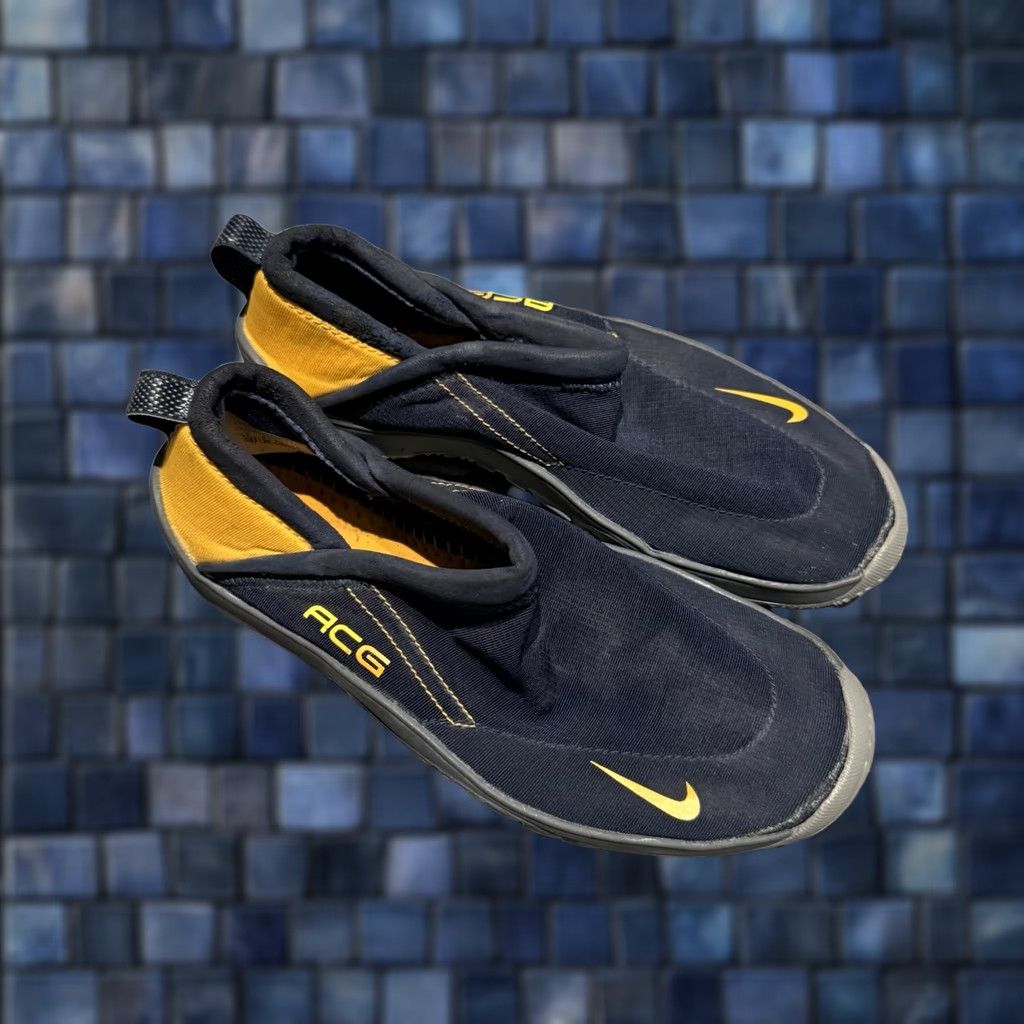 Nike Nike ACG All Trac Sneaker Unisex Adults US 5 Blue Yellow 2001 Y2K Vintage Reef Aqua 190084 47100 Size US 5 / EU 37 - 1 Thumbnail