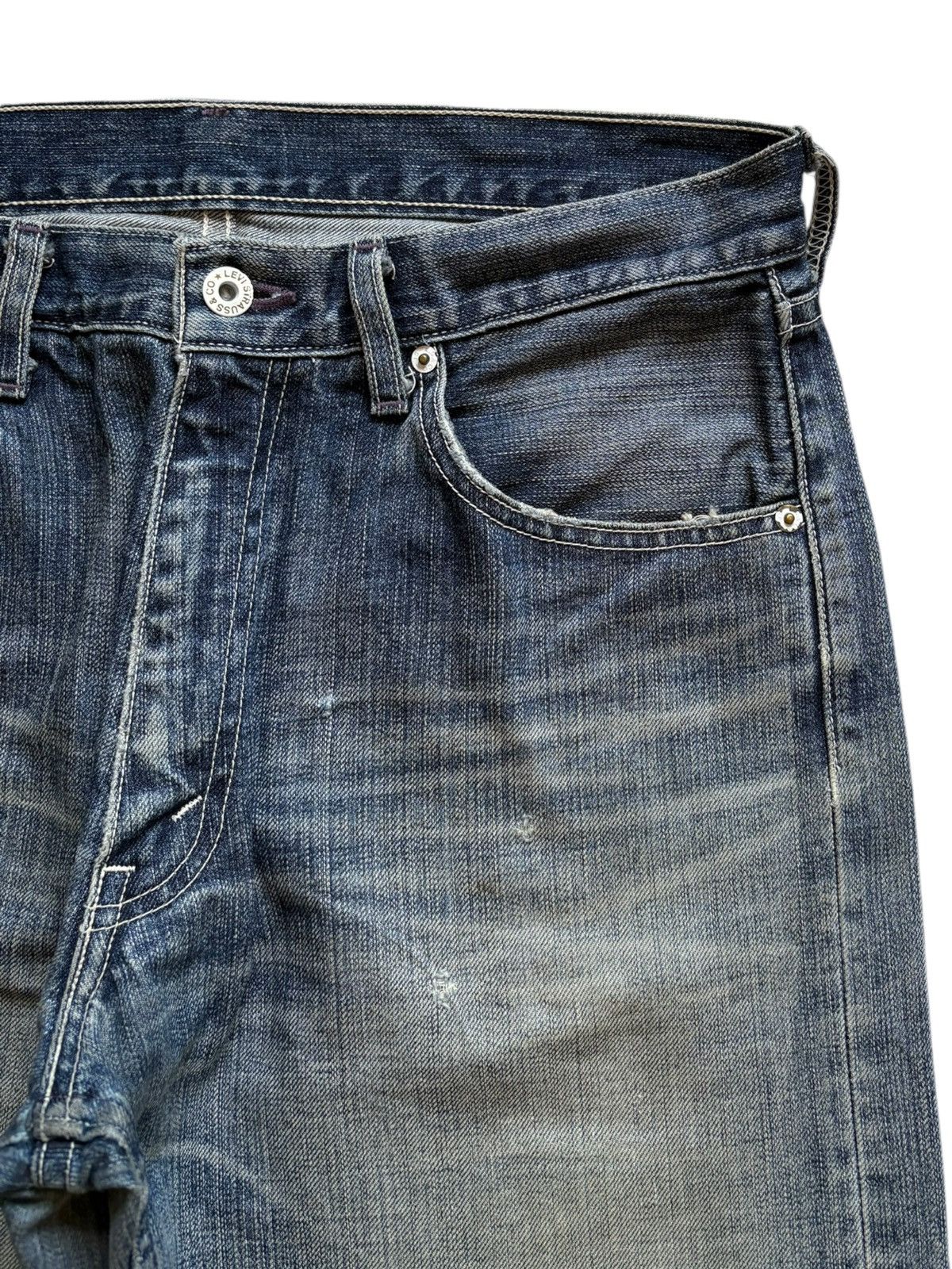 Levi's SALES🔥🔥Vintage 90s Levis 503 Mud Wash Loose Jean Shorts Size US 32 / EU 48 - 6 Thumbnail