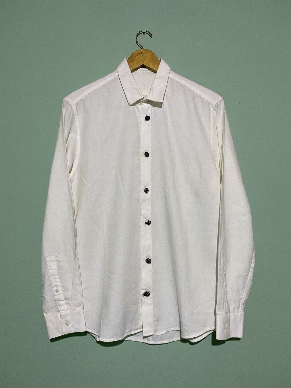 Kris Van Assche KRIS VAN ASSCHE WHITE SHIRT Size US M / EU 48-50 / 2 - 1 Thumbnail