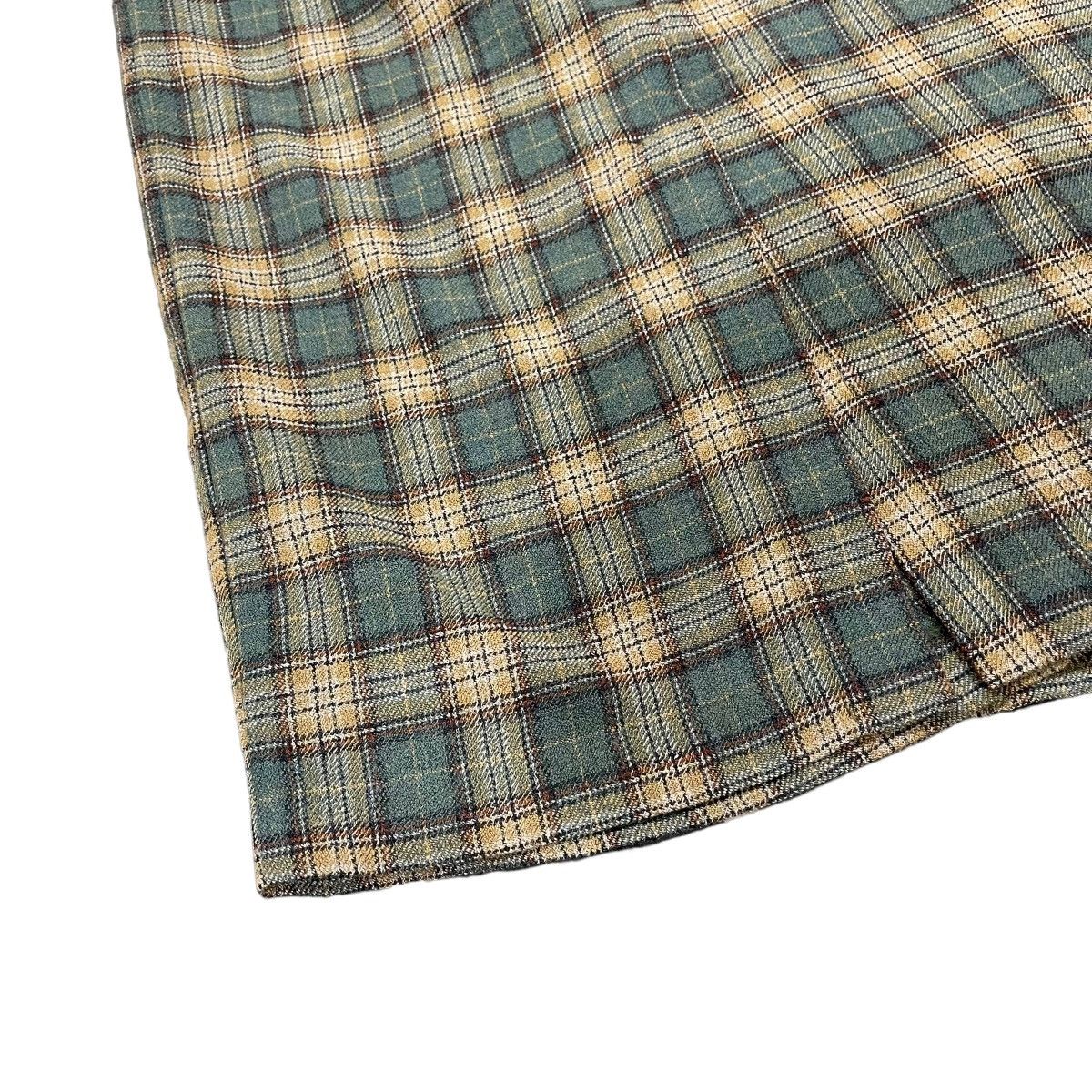 L.L. Bean × Vintage Vintage LL Bean Tartan Wool Midi Skirt Size 28" / US 6 / IT 42 - 13 Thumbnail