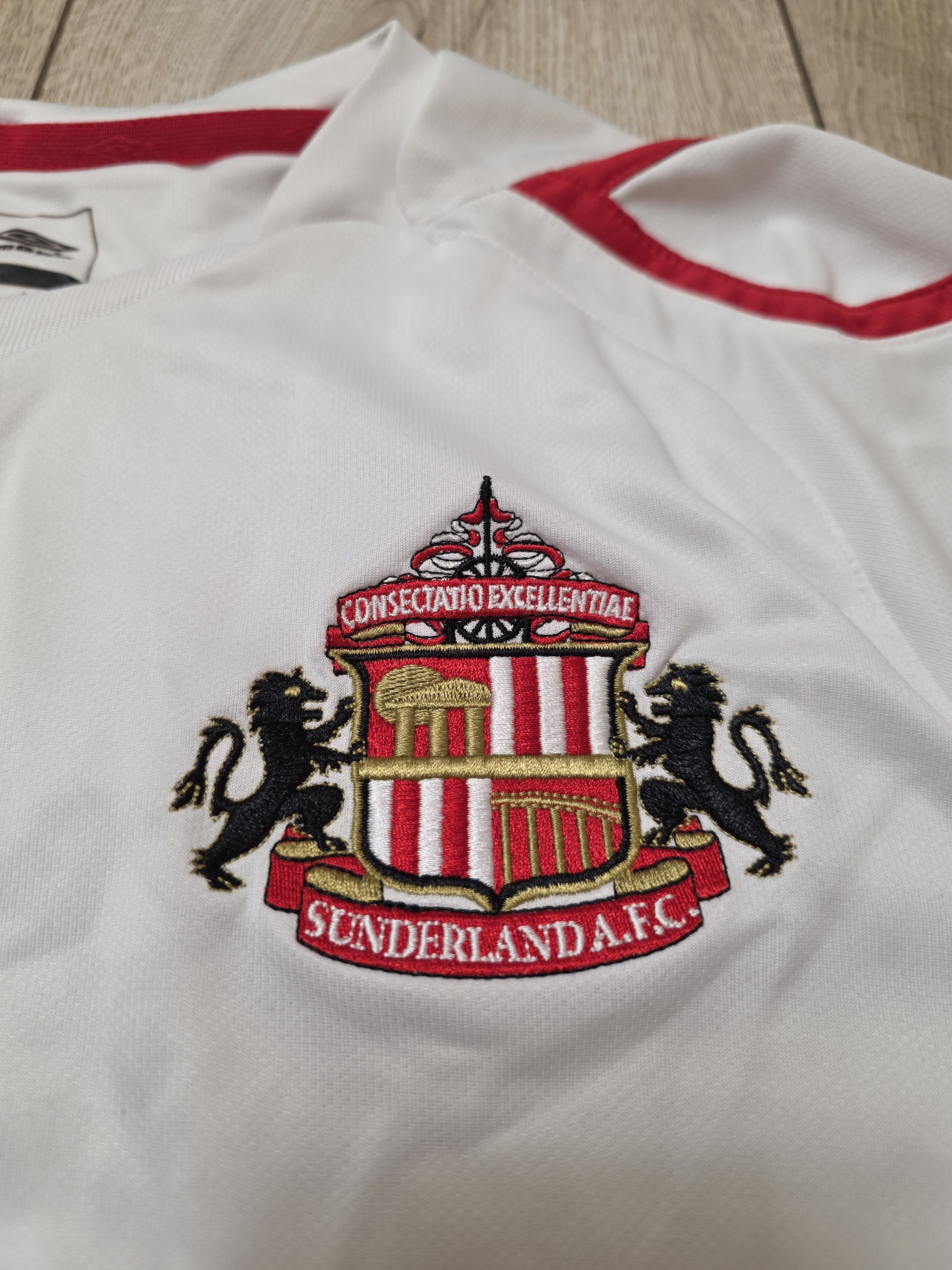 Umbro SUNDERLAND 2007 2008 AWAY FOOTBALL SHIRT SOCCER JERSEY Size US S / EU 44-46 / 1 - 4 Thumbnail