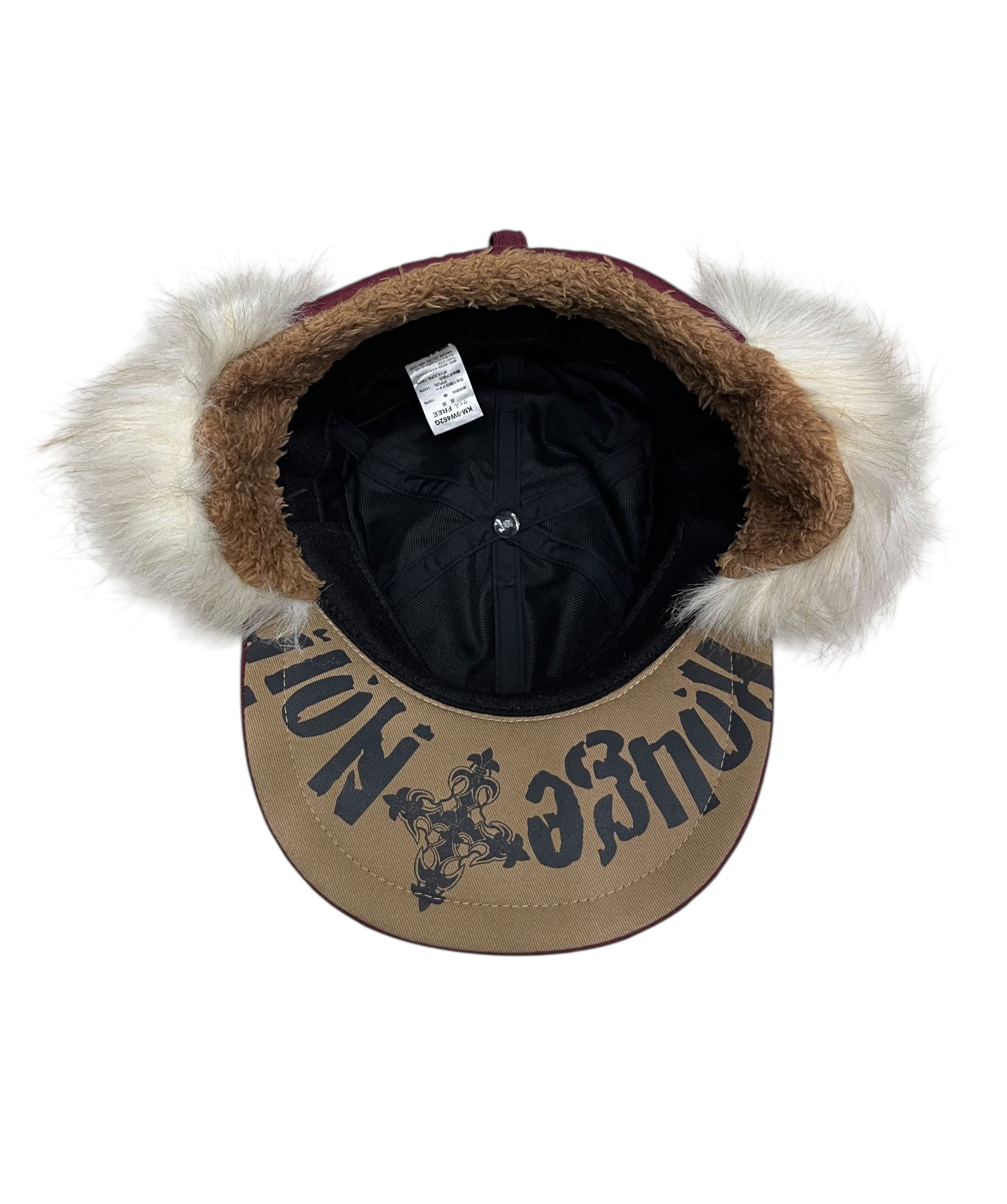 Other 🔥Vintage ROUNGE ET NOIR Punk Rock Skull Ear Fur Hat Size ONE SIZE - 8 Thumbnail