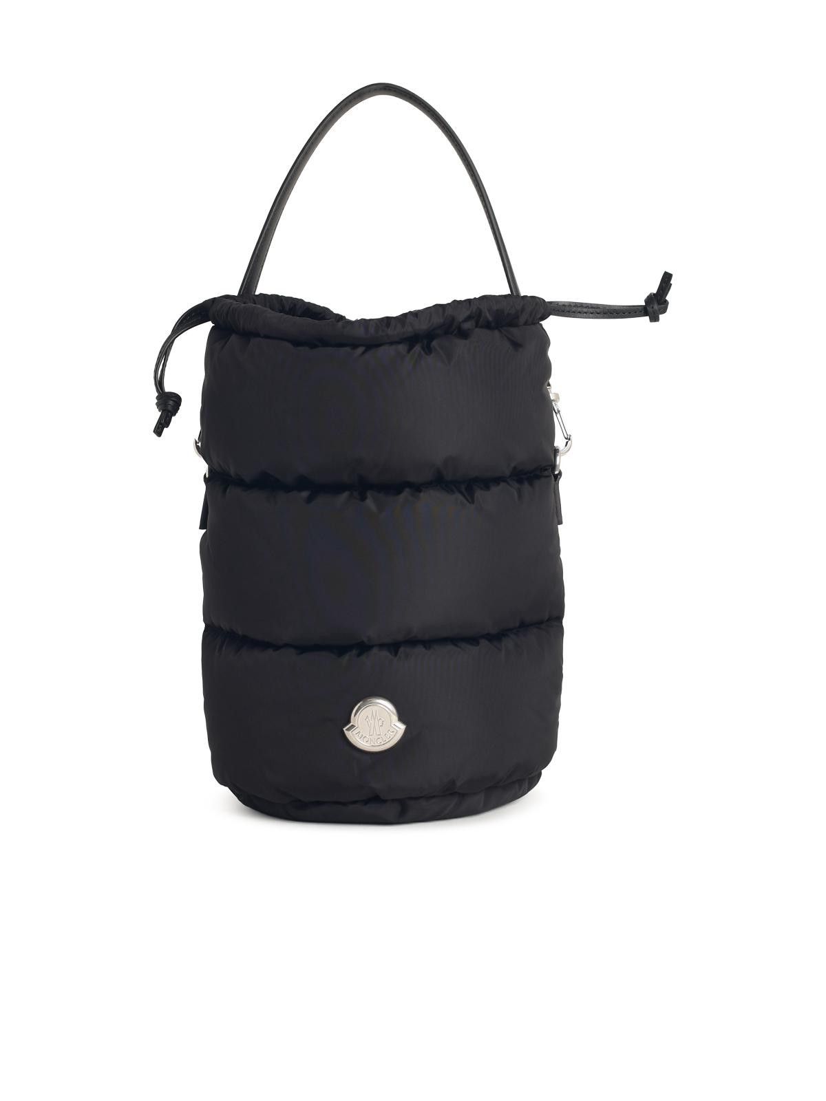 Moncler MONCLER 'Caradoc' Bucket Bag In Black Polyamide Size ONE SIZE - 1 Thumbnail