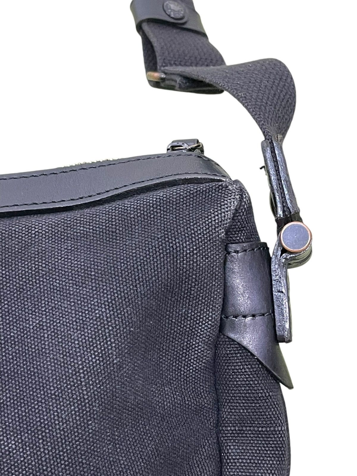 Japanese Brand Leather Cotton Canvas Birkenstock x Grips Cross Body Bag 5🟩 Size ONE SIZE - 18 Thumbnail