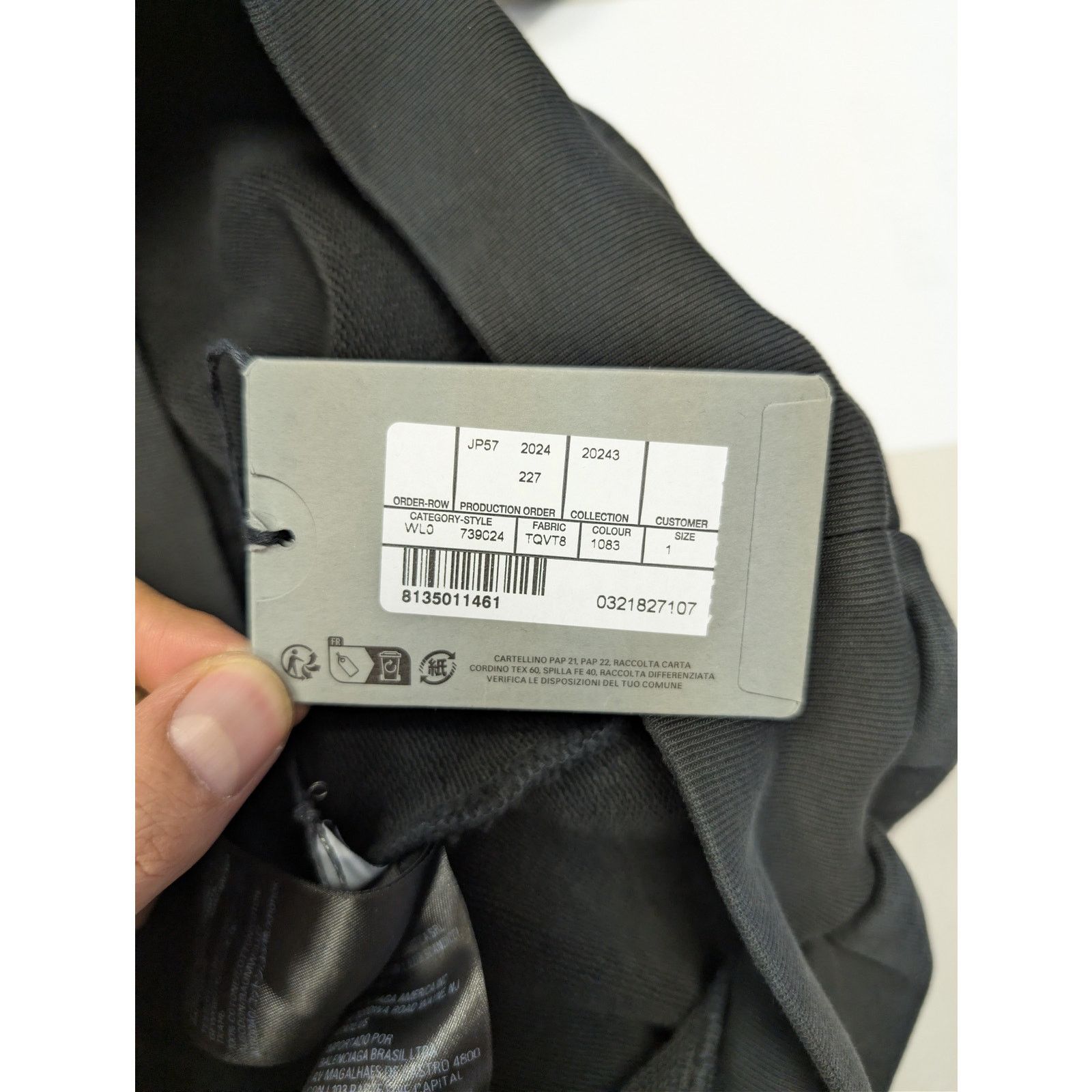 Balenciaga o1rshd1 Q:2/ Activewear Molleton Archetype Large Fit Hoodie Size US S / EU 44-46 / 1 - 22 Thumbnail