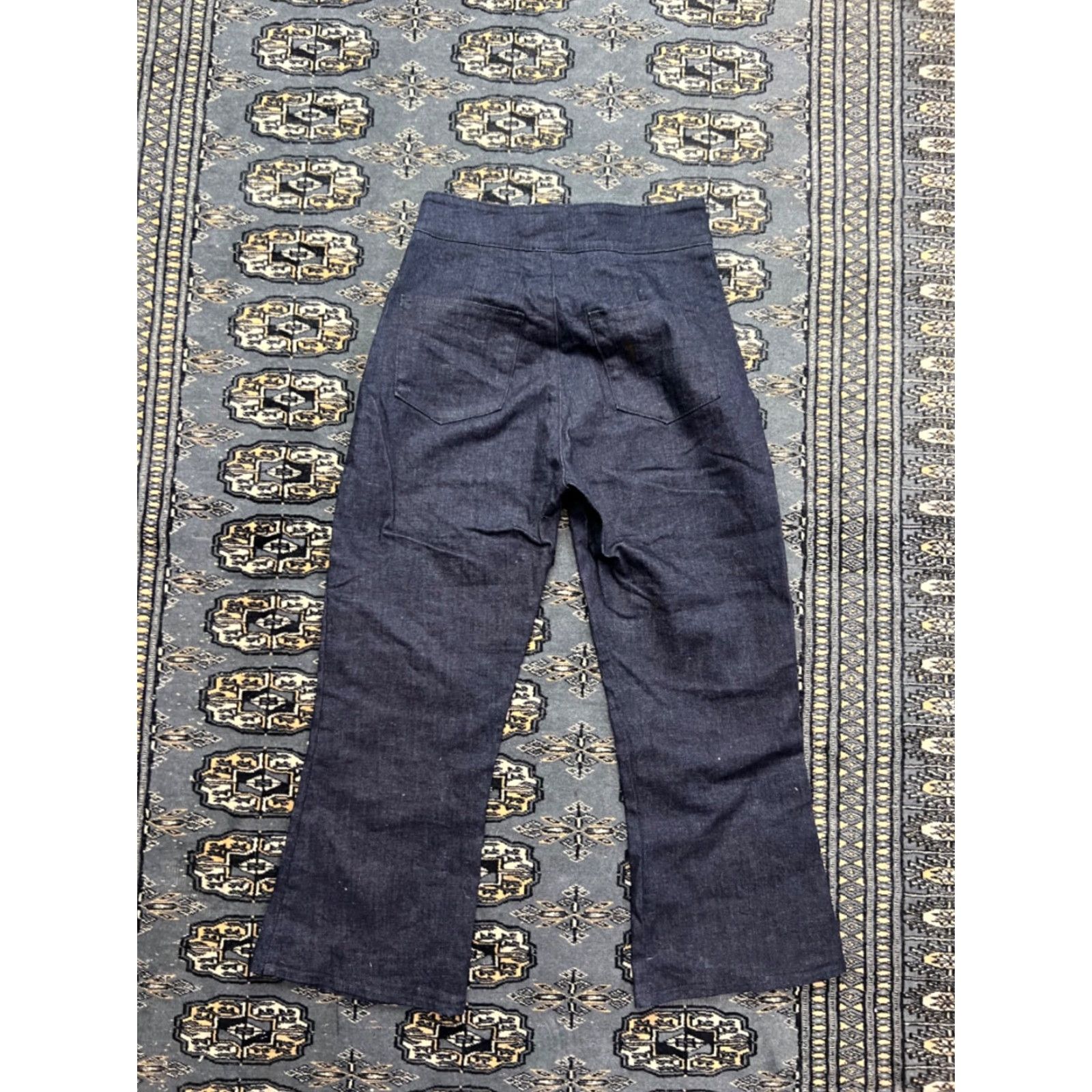 Denime Pinky Pinups Sailor Denim Capris Women S Capri Jeans Blue Size S Size ONE SIZE - 7 Thumbnail